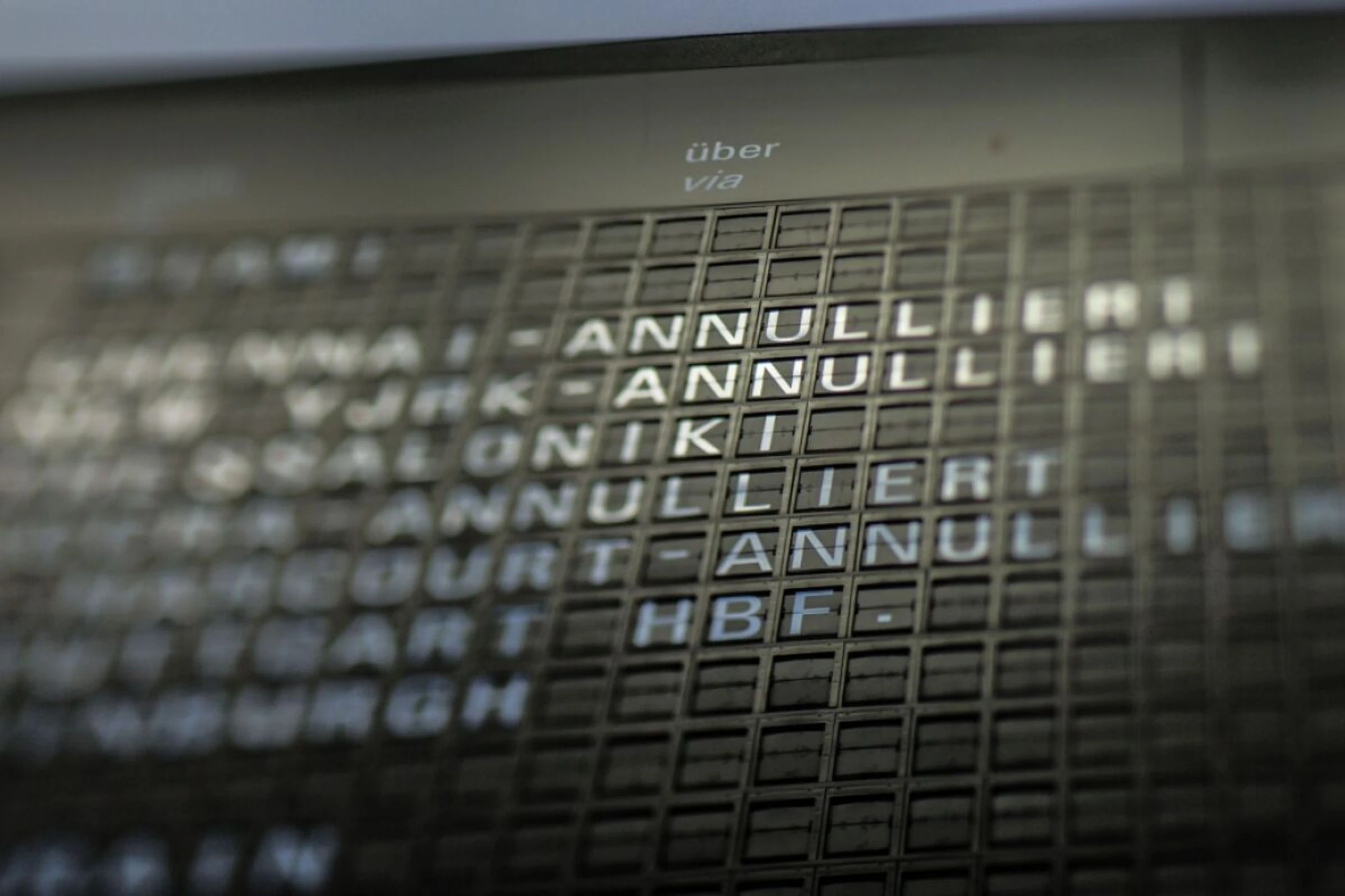 ++ ARCHIVBILD ++ Eine Folge des US-Shutdowns waren Flugausfälle und Verspätungen