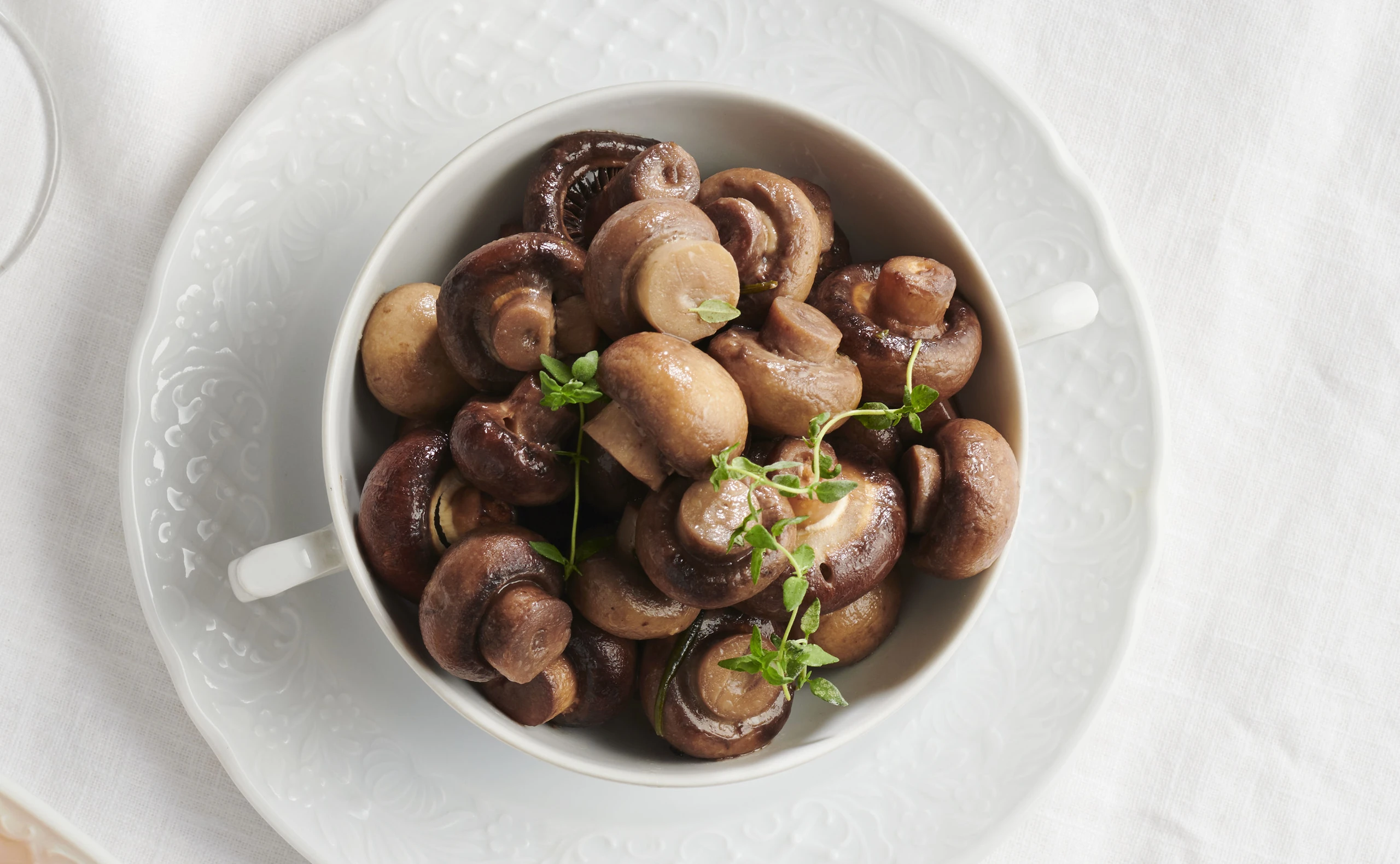 Gebratene Champignons