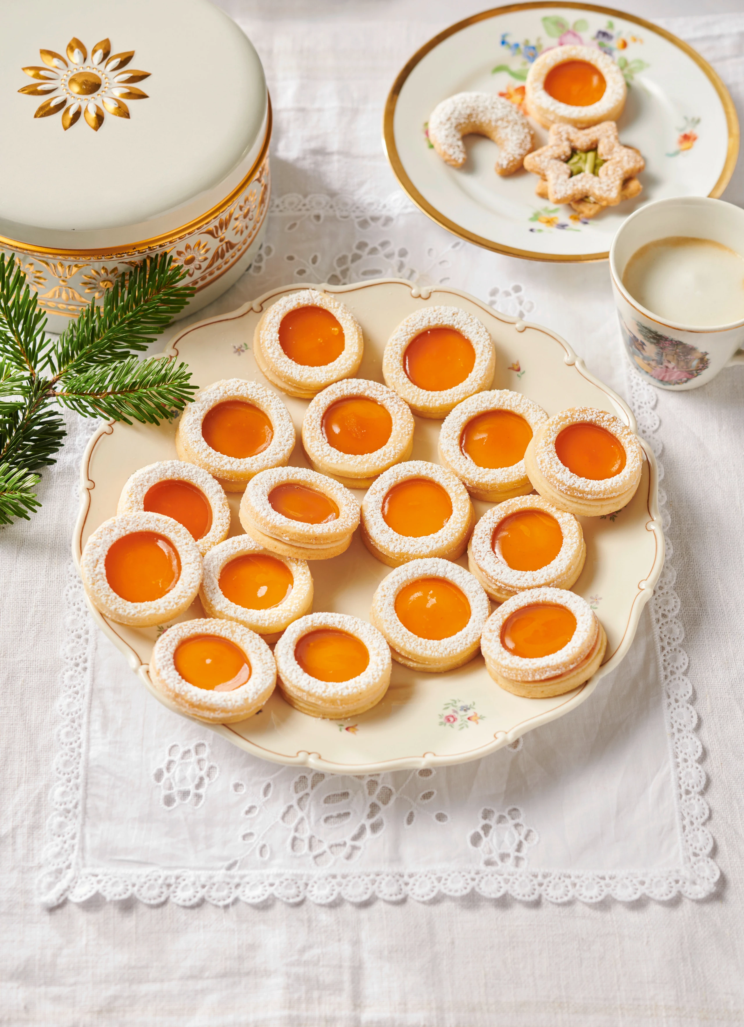 Marzipan-Marillen-Ringe