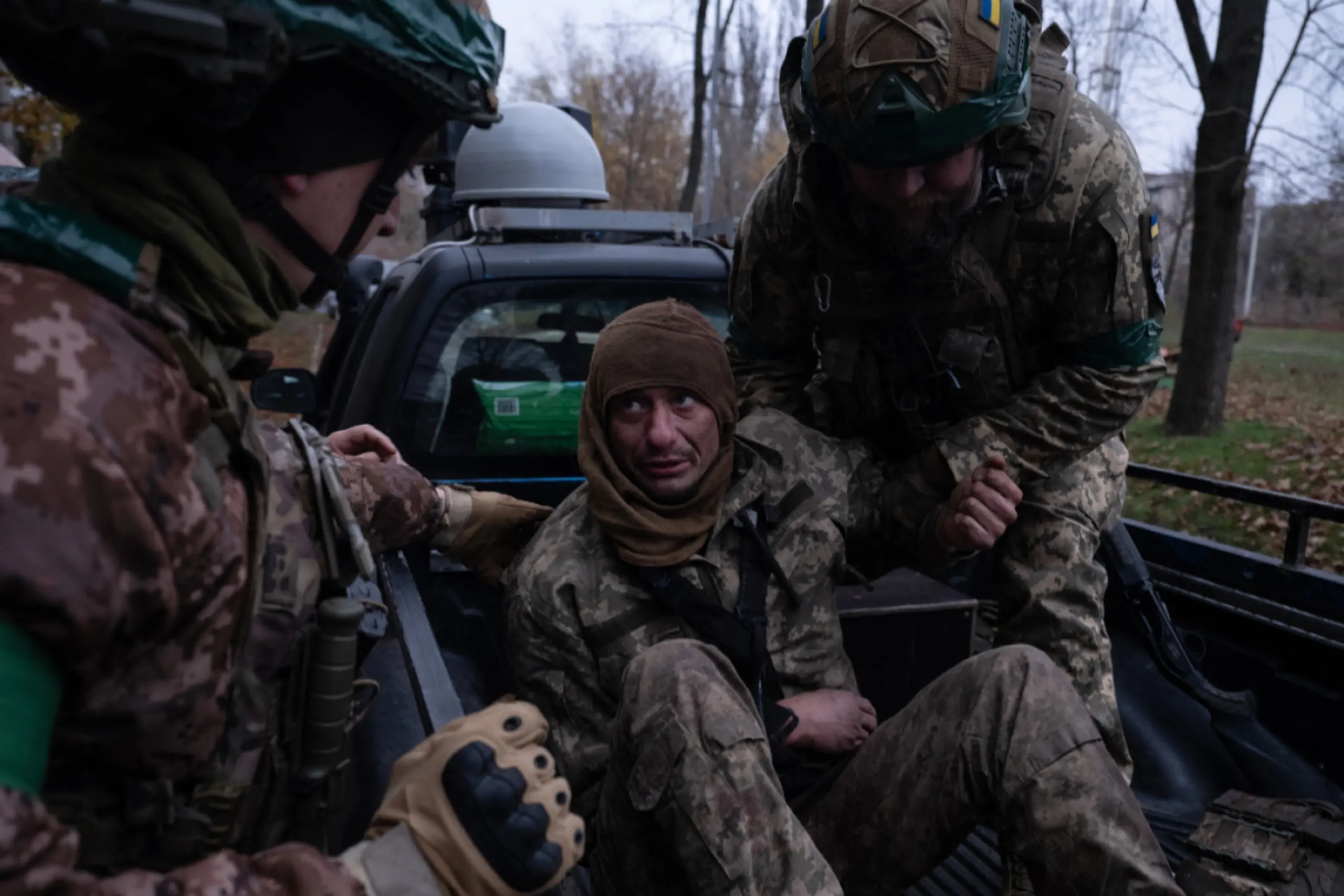 Ukrainische Truppen unter Druck