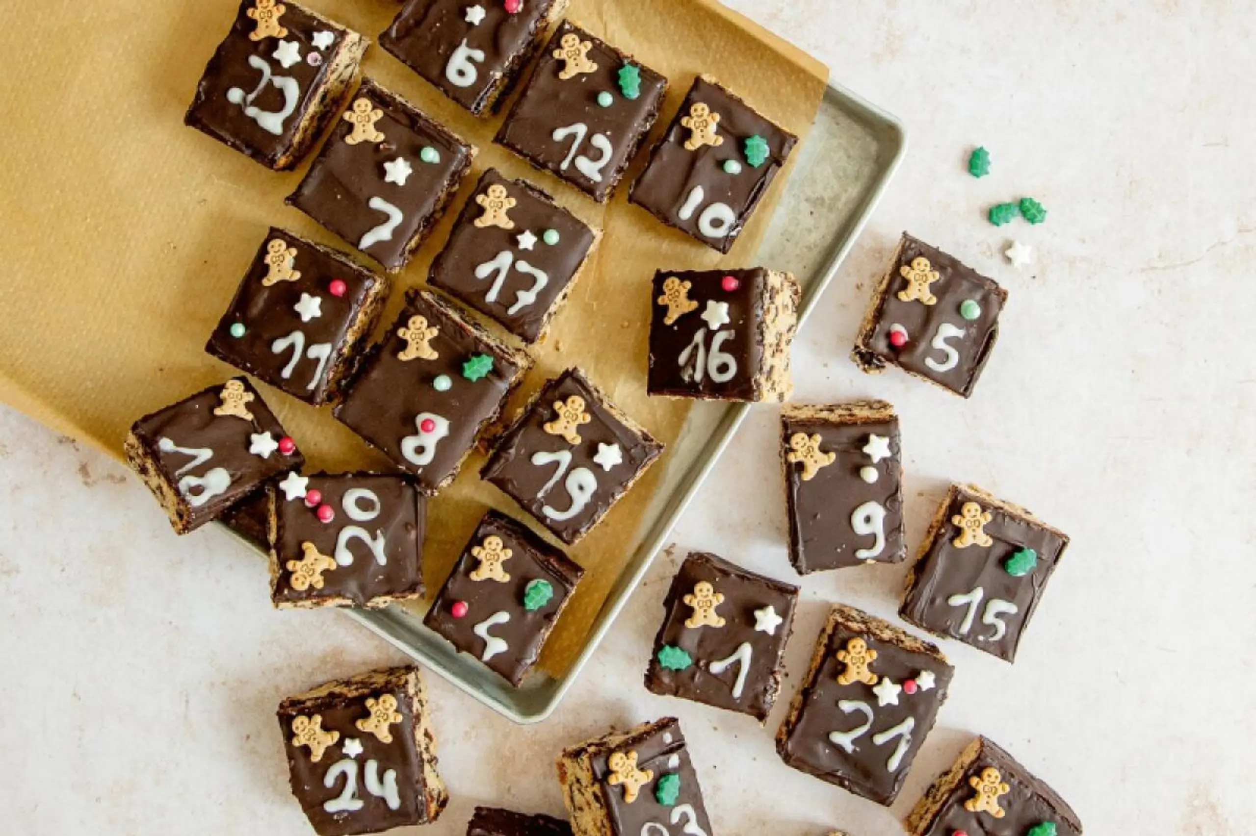 Der DIY-Adventkalender ist eine Art Schokoladenbrot