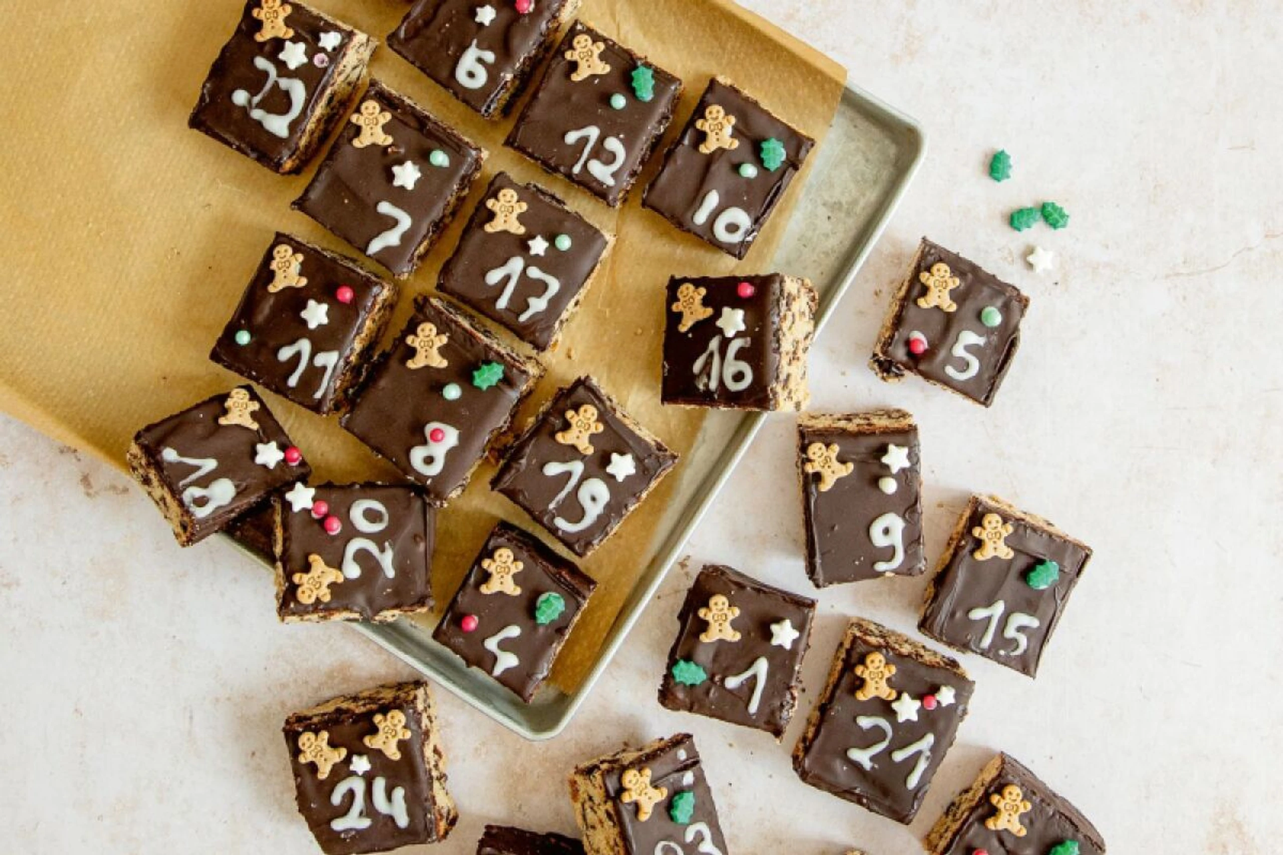 Der DIY-Adventkalender ist eine Art Schokoladenbrot