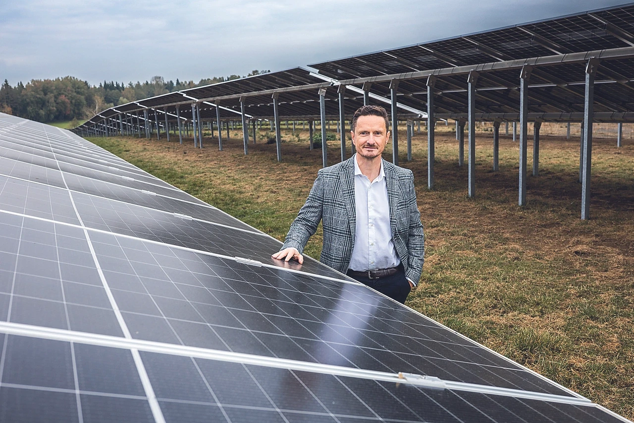 Wiesenstrom. Wenn der Strom von der Wiese kommt.