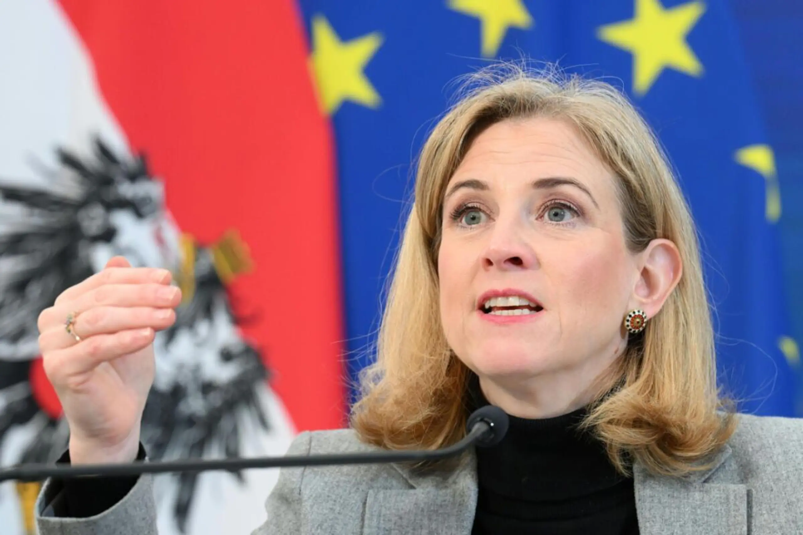 Ministerin Meinl-Reisinger diskutierte mit ihren europäischen Kollegen