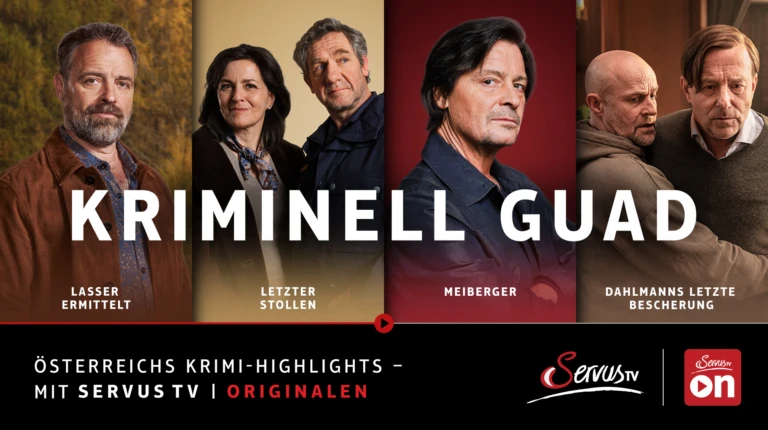 KRIMINELL GUAD – Österreichs Krimi Highlights – mit ServusTV I Originalen