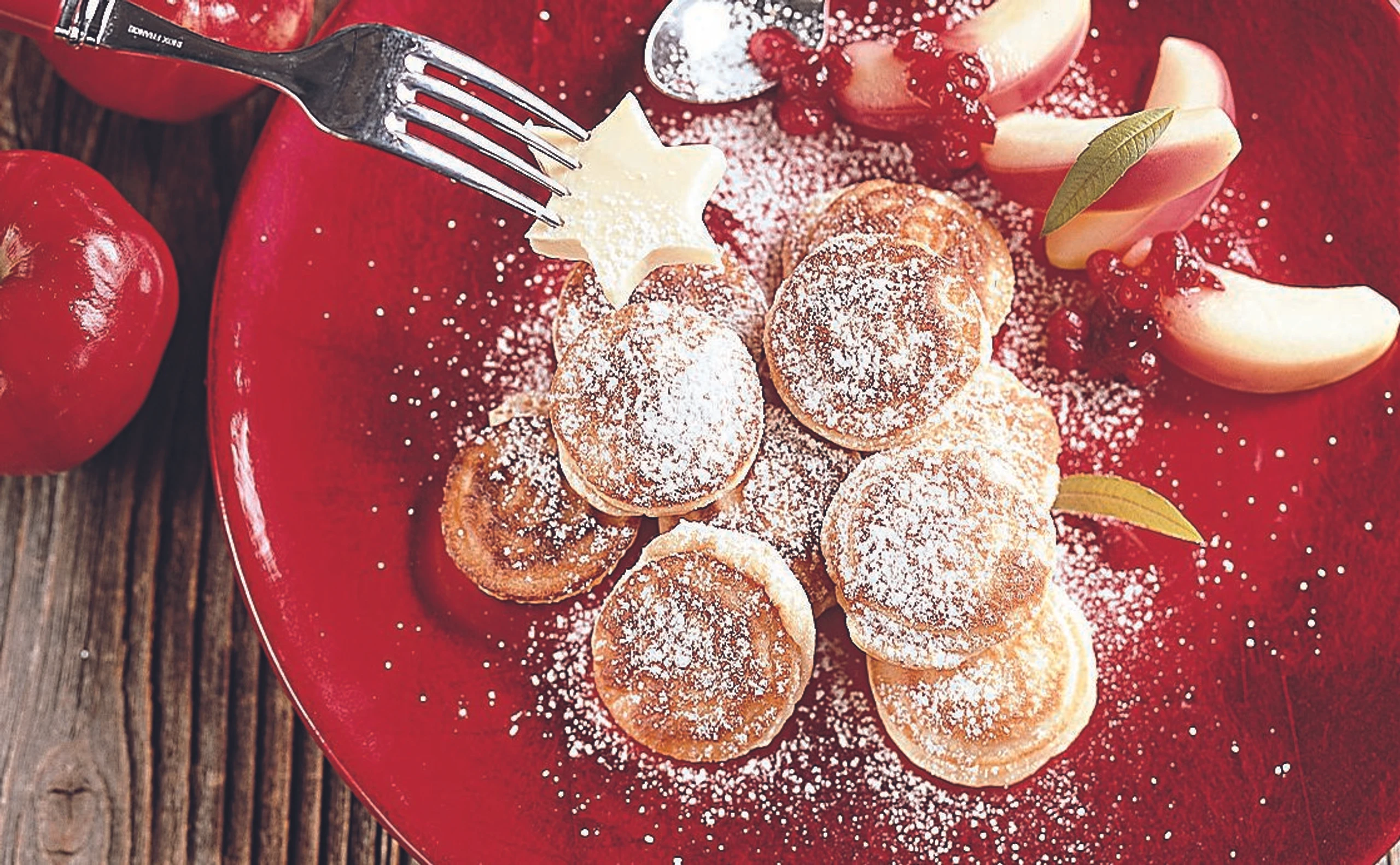 Poffertjes met boter: niederländische Pfannküchlein