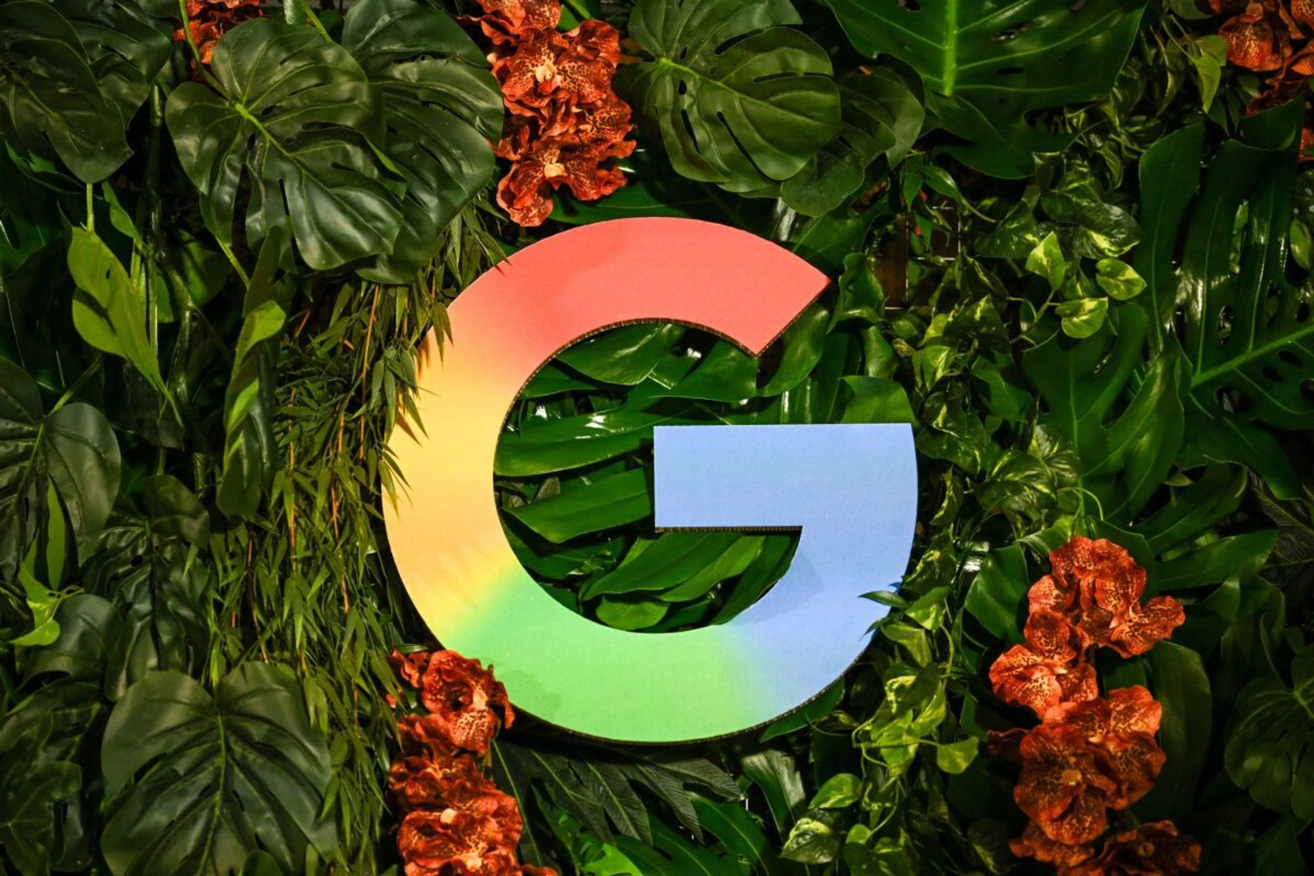 Google-Logo weihnachtlich inszeniert