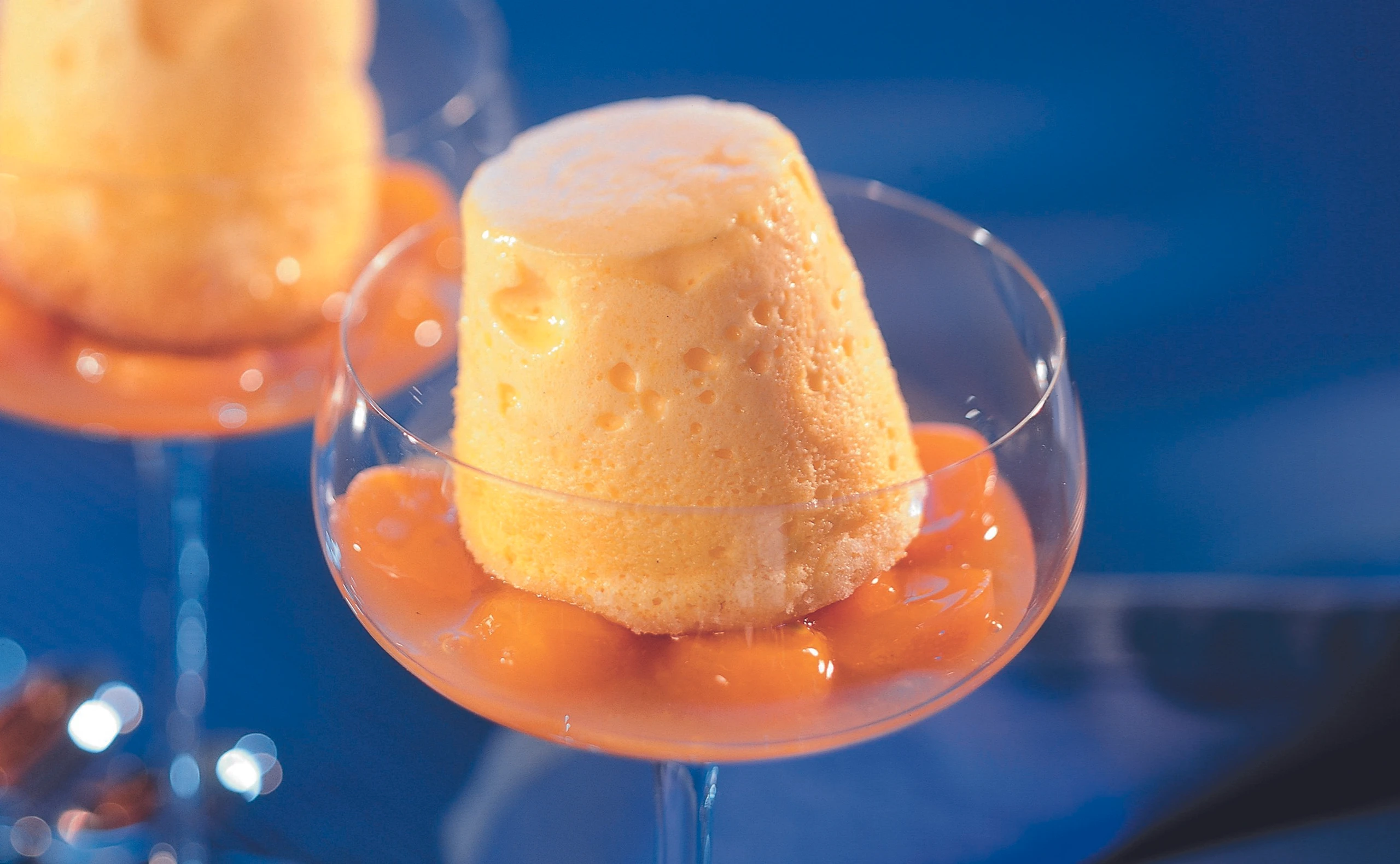 Kumquat-Topfen-Soufflés