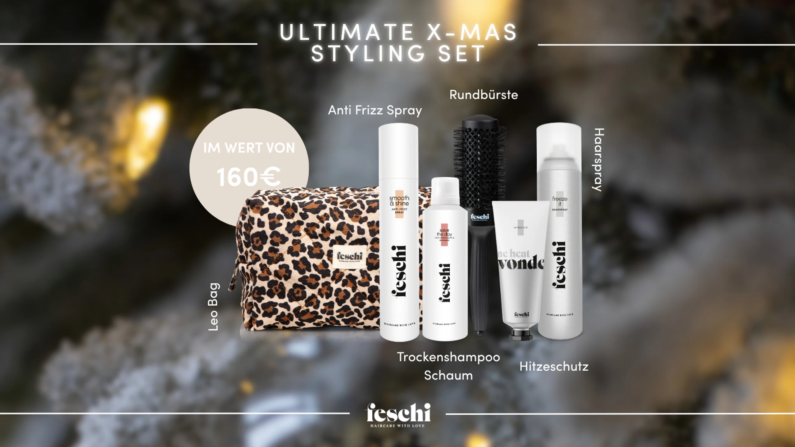 WOMAN Adventkalender Tag 8: Gewinnen Sie ein X-Mas Styling Set von feschi