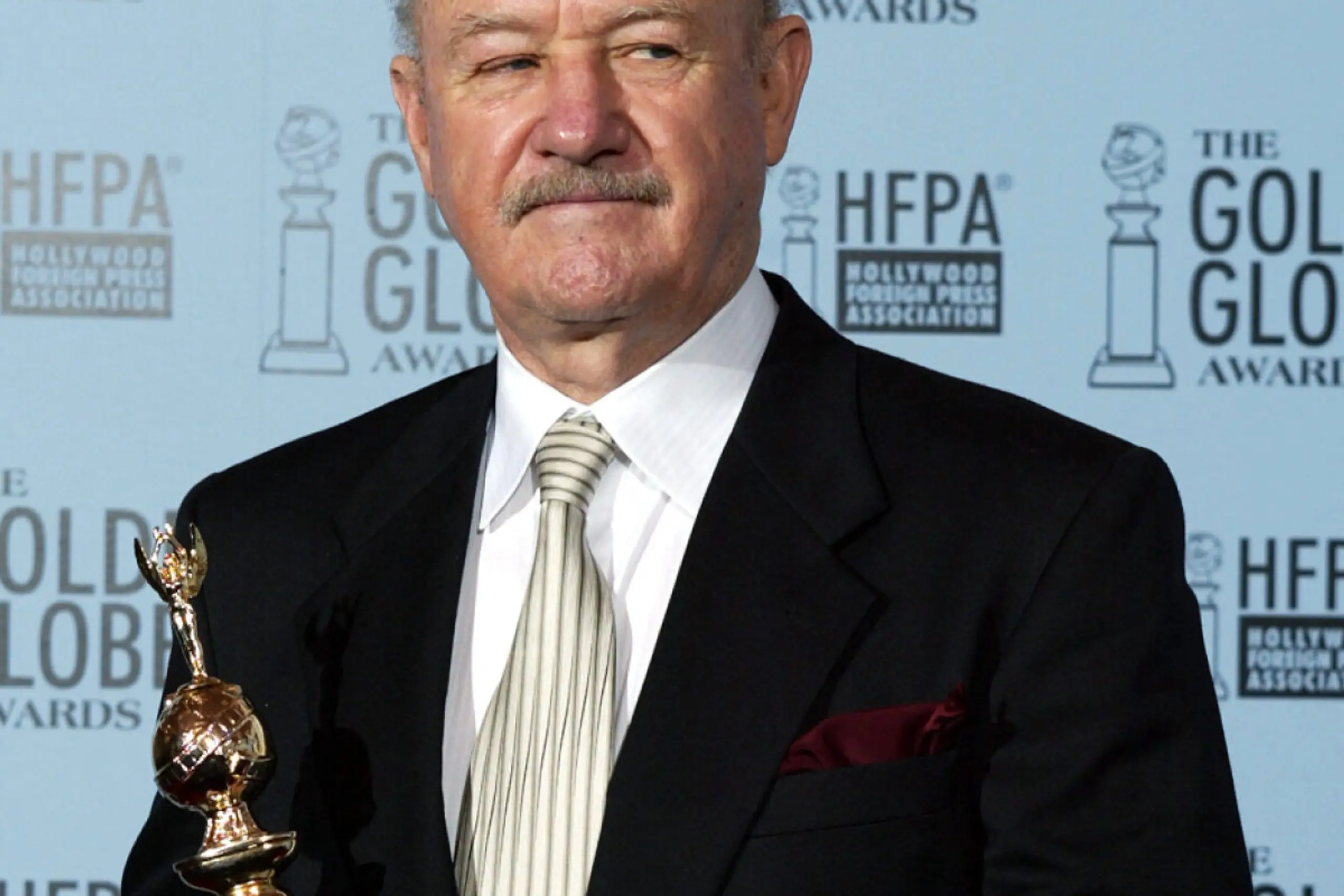 Gene Hackman 2003 mit dem Cecile B. DeMille Award bei der Globe-Gala