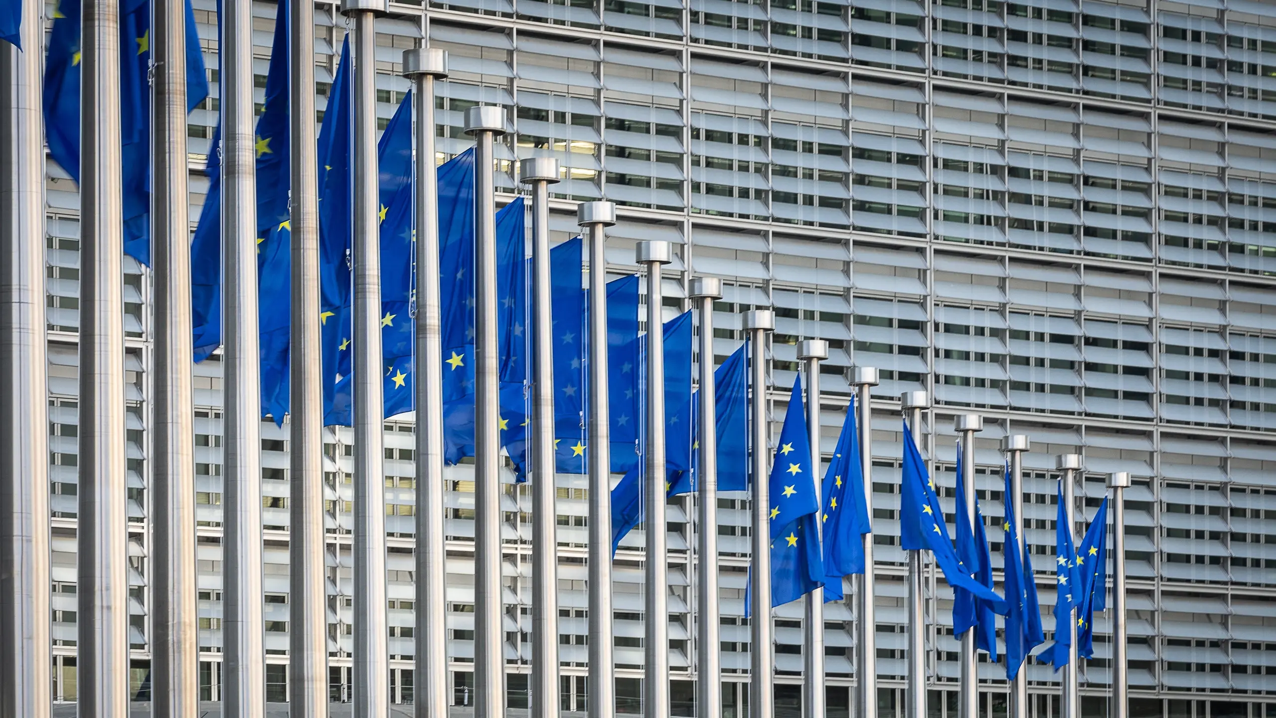 © APA/BELGA/AFP/JAMES ARTHUR GEKIERE EU-Flaggen vor dem EU-Parlament