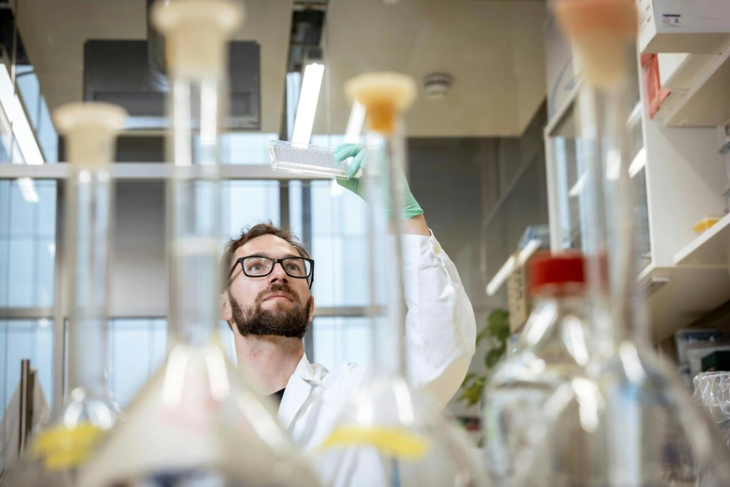 Thomas Bärnthaler bei der Arbeit