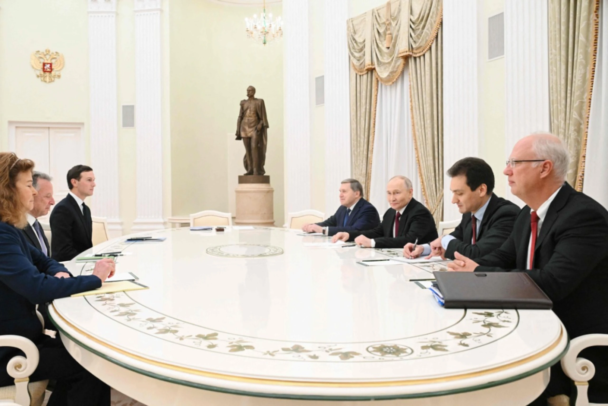 Steve Witkoff und Jared Kushner bei Wladimir Putin im Kreml