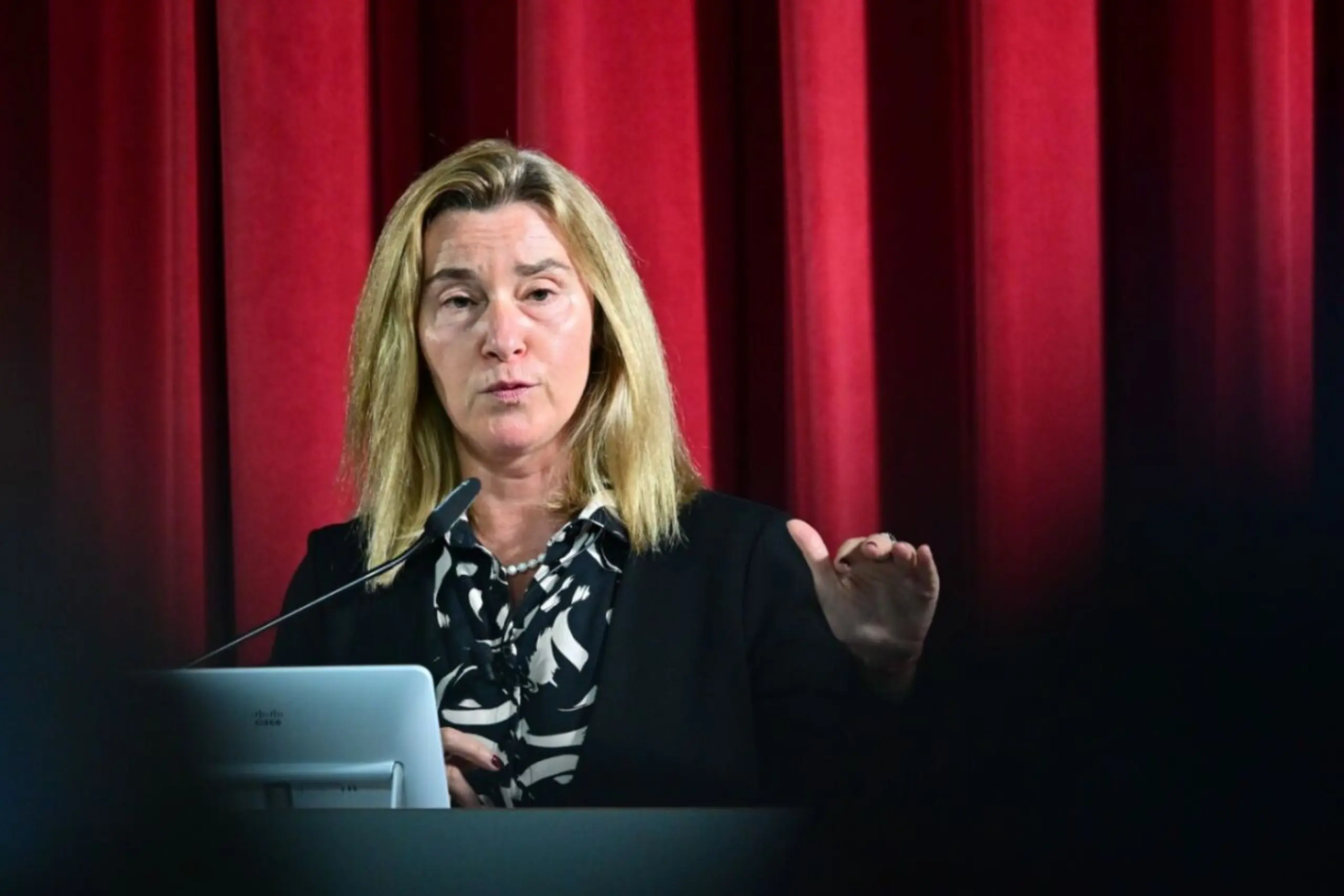 ++ ARCHIVBILD ++ Federica Mogherini wegen Korruptionsverdacht festgenommen