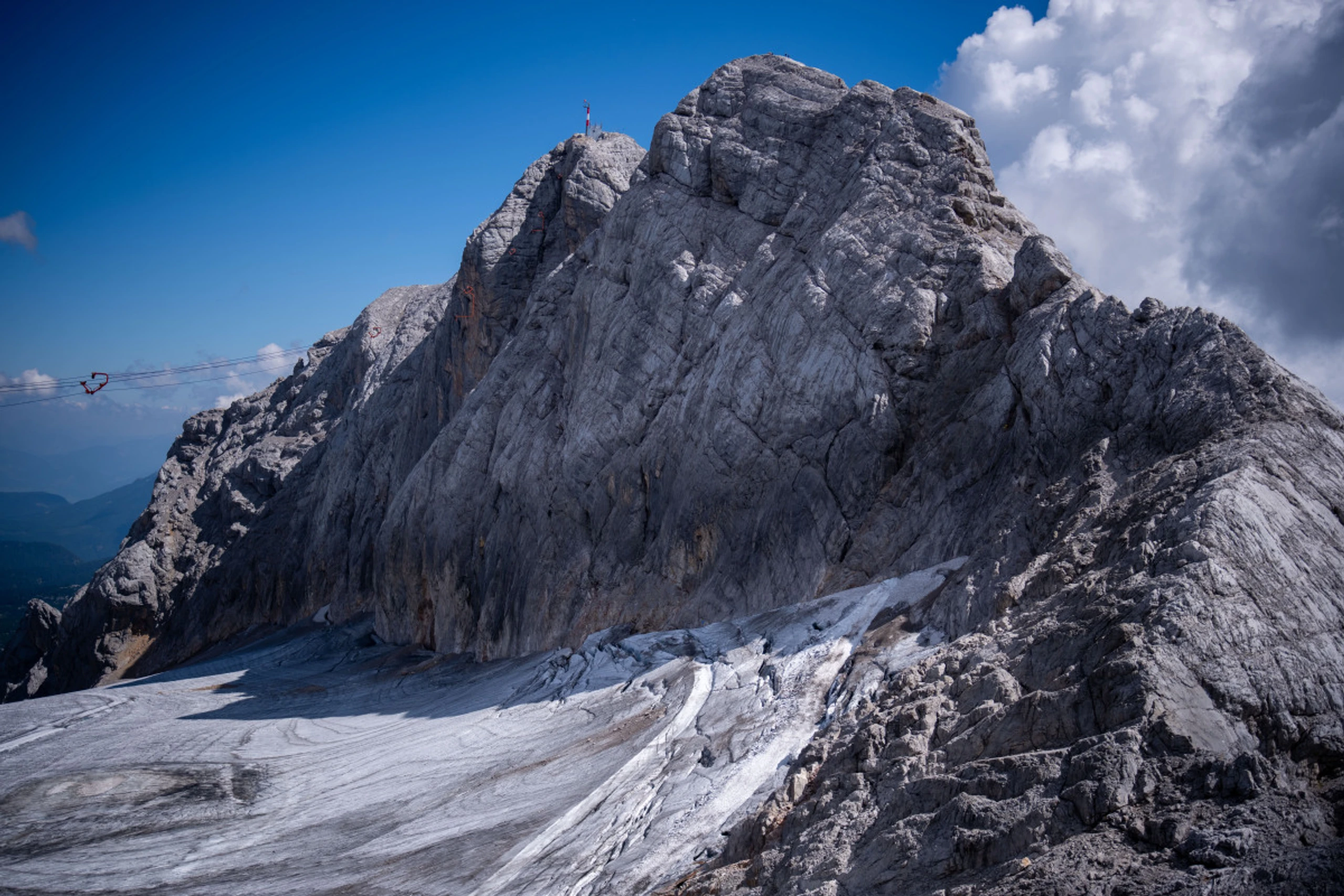 Temperaturen setzen den Alpen zu