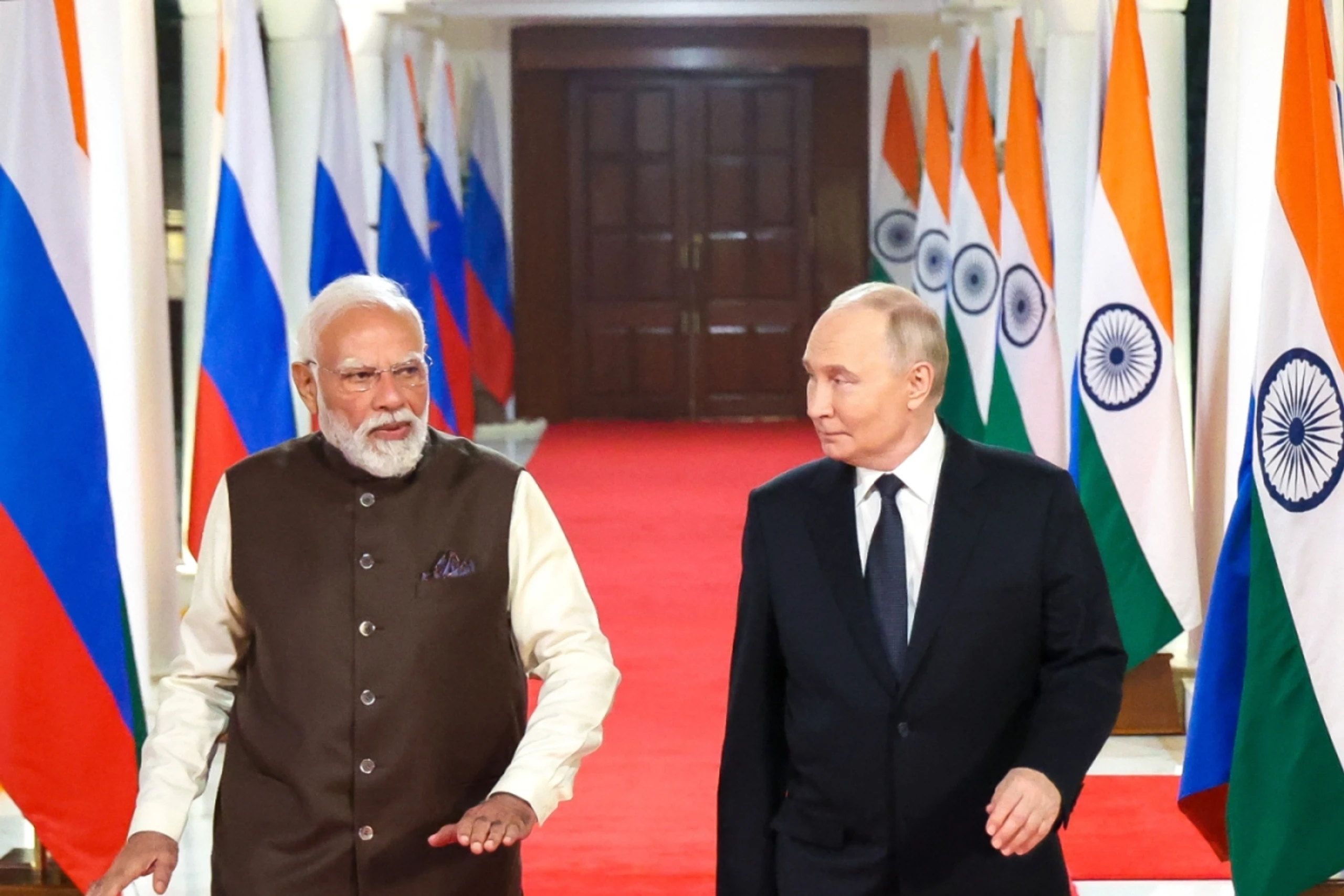 Krmelchef Putin in Neu Delhi bei Indiens Premier Modi