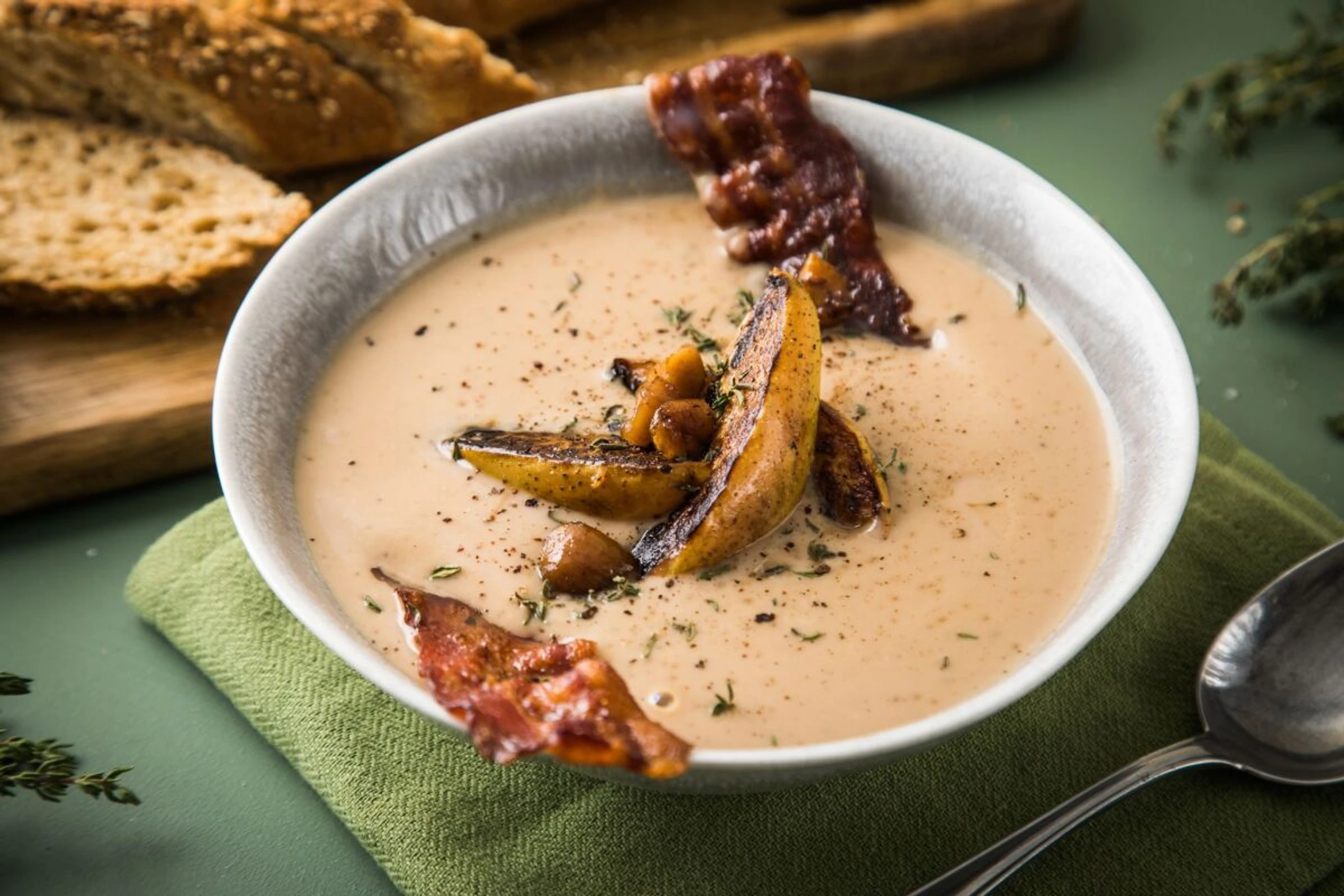 Maroni schmecken auch als Cremesuppe