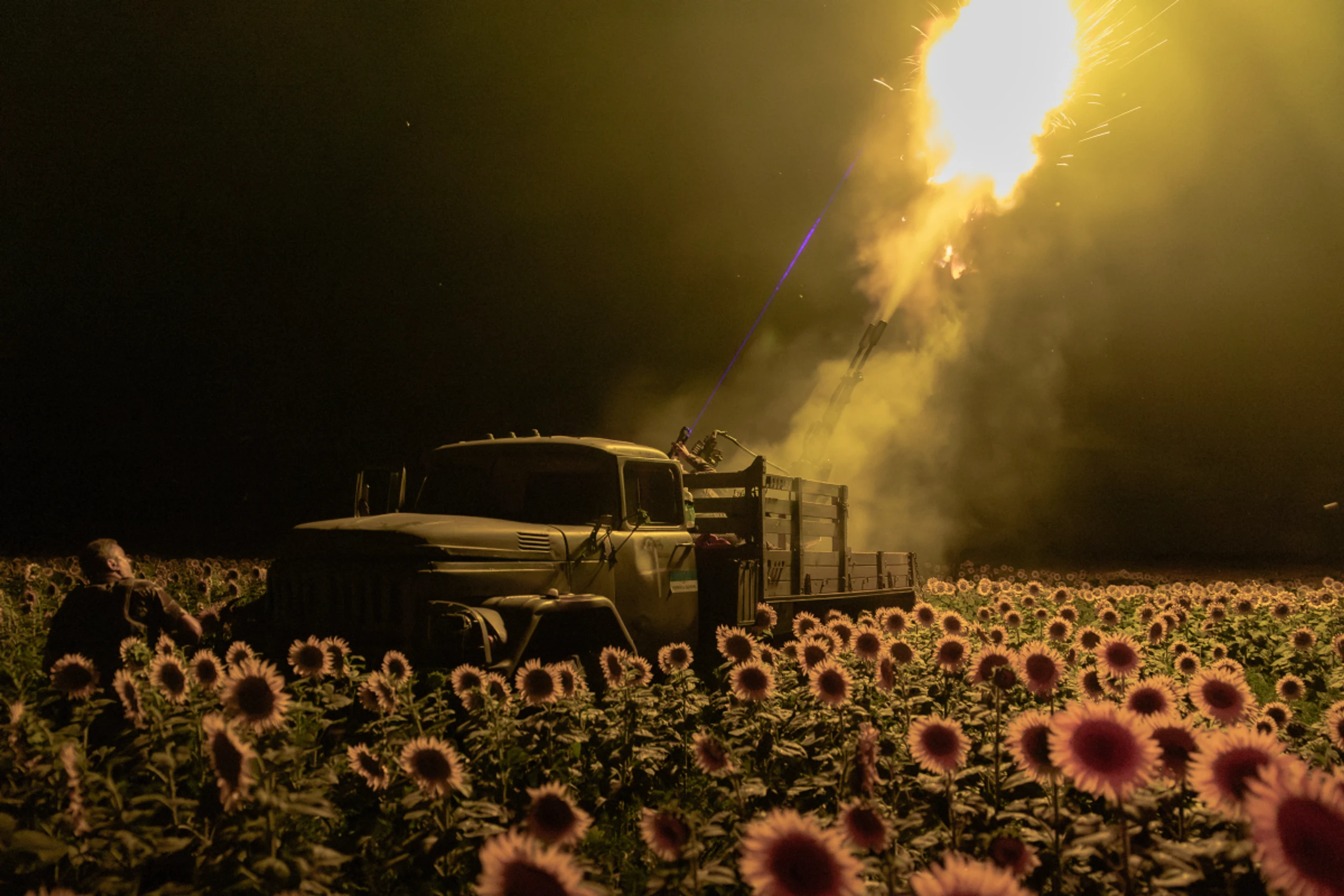 Die Ukraine reagierte mit Gegenangriffen auf Russland