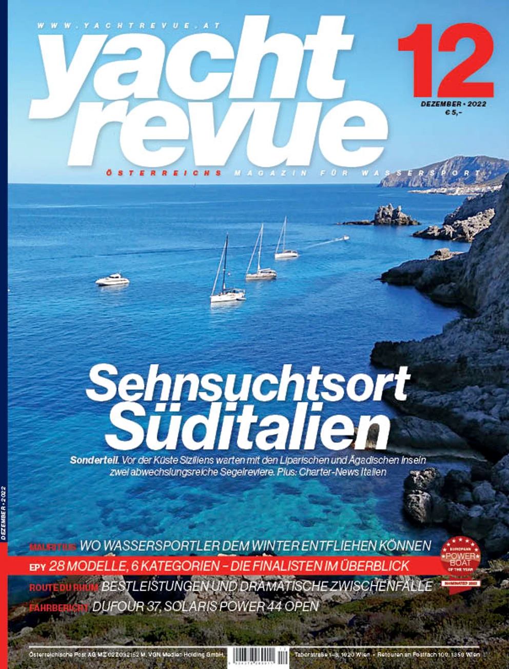 yachtrevue.at Ausgabe - Dezember 2022