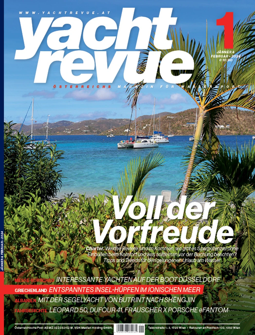 yachtrevue.at Ausgabe - JännerFebruar 2024