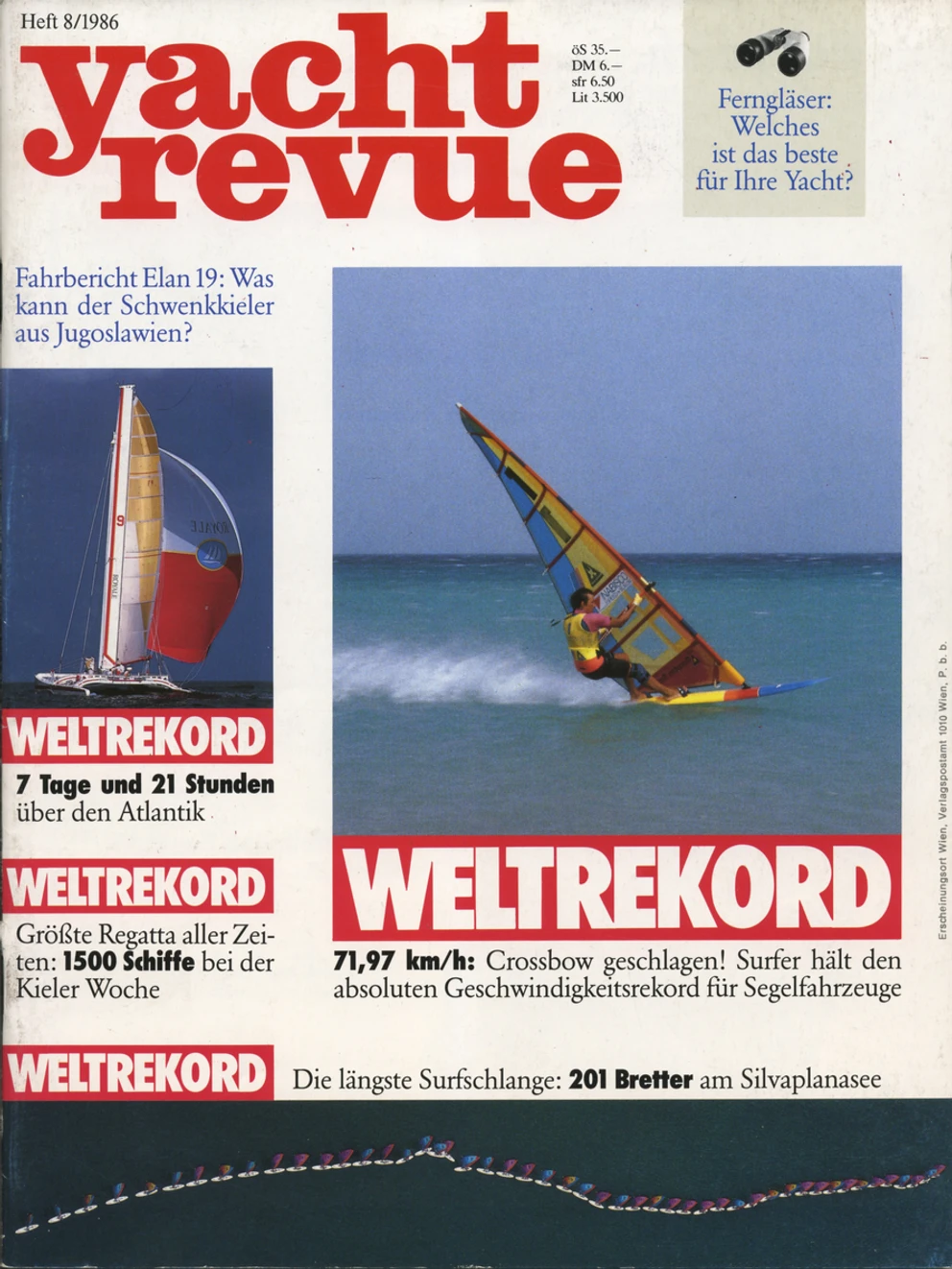 yachtrevue.at Ausgabe - August 1986