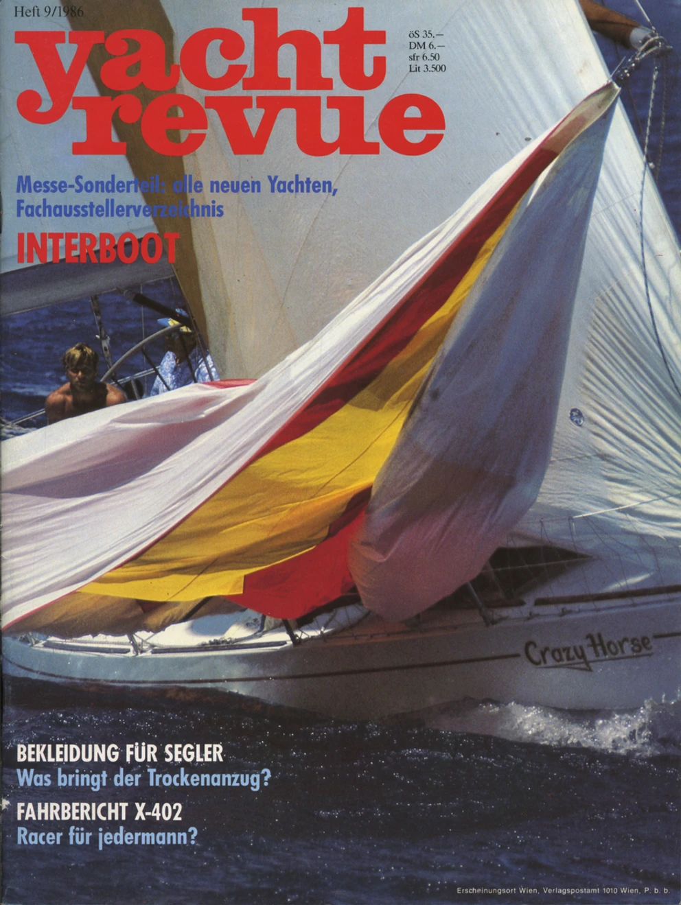 yachtrevue.at Ausgabe - September 1986