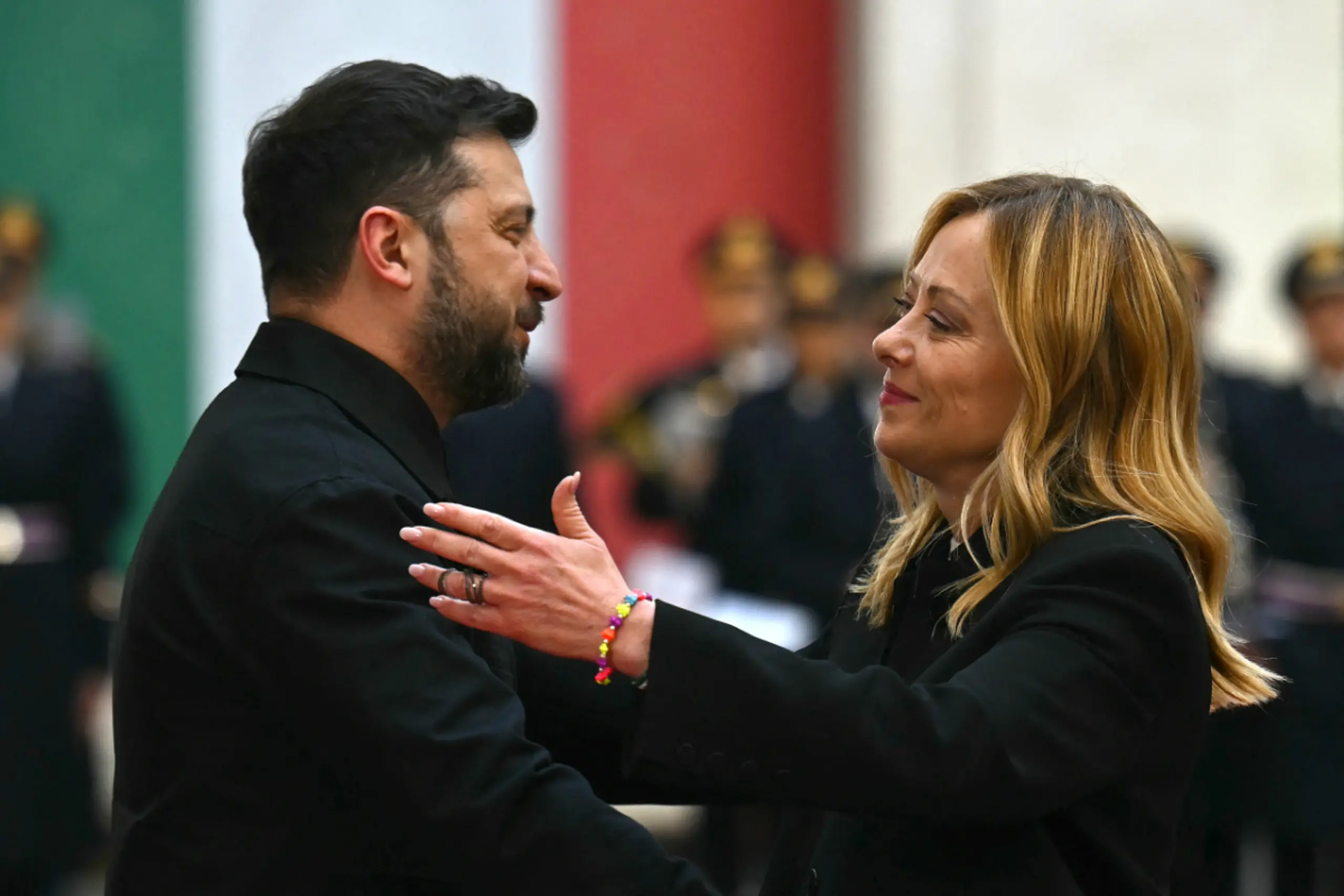 Selenskyj traf in Rom Italiens Premierministerin Meloni