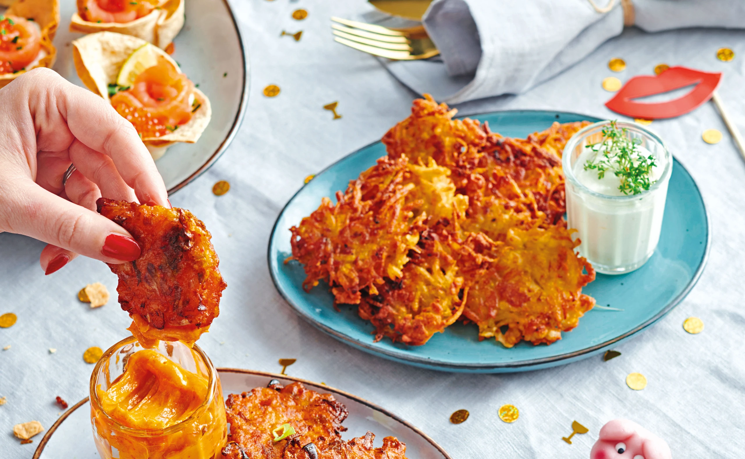 Knusprige Halloumi-Rösti