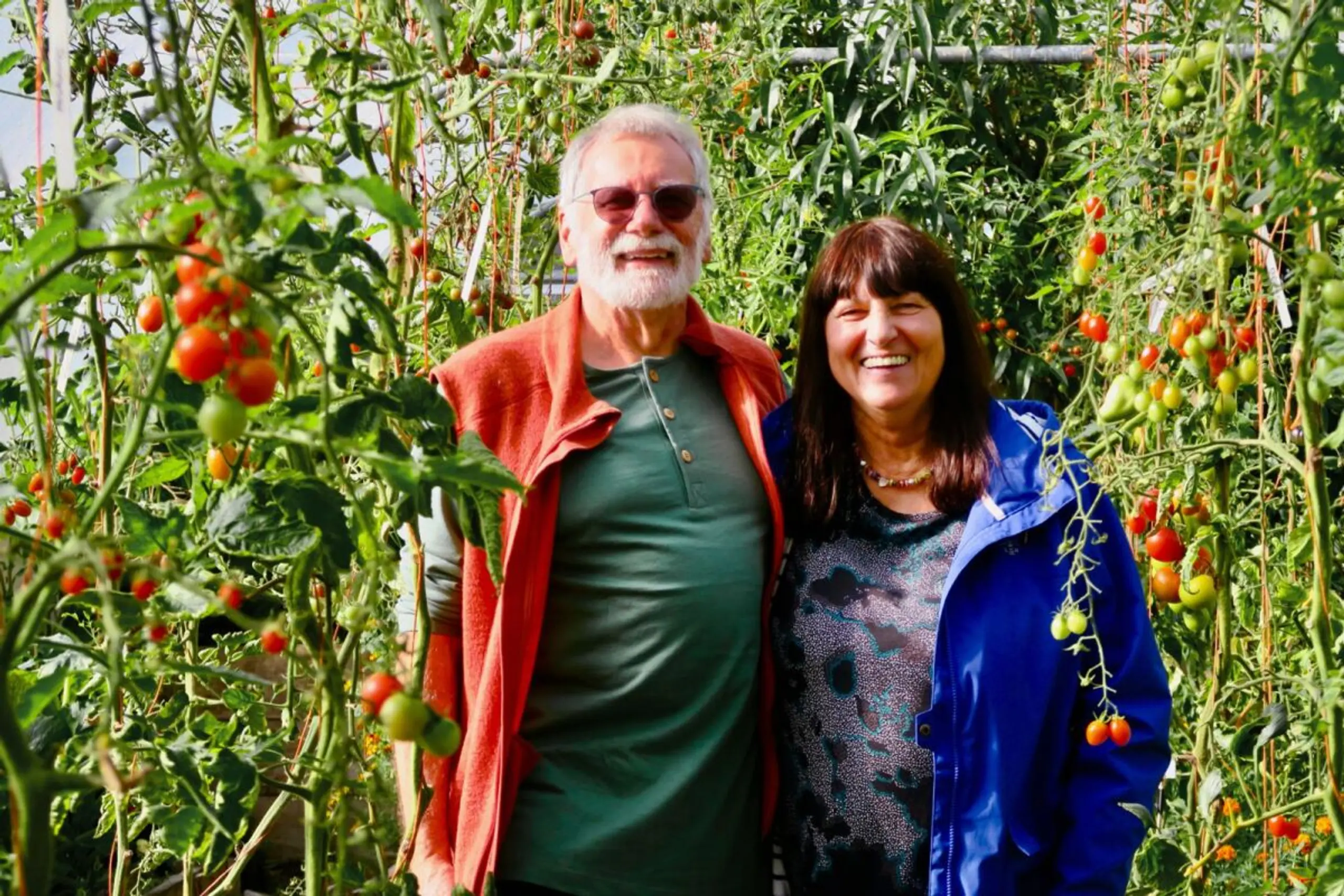 Gaby und Hans Wieland bauen biologisch Obst und Gemüse an