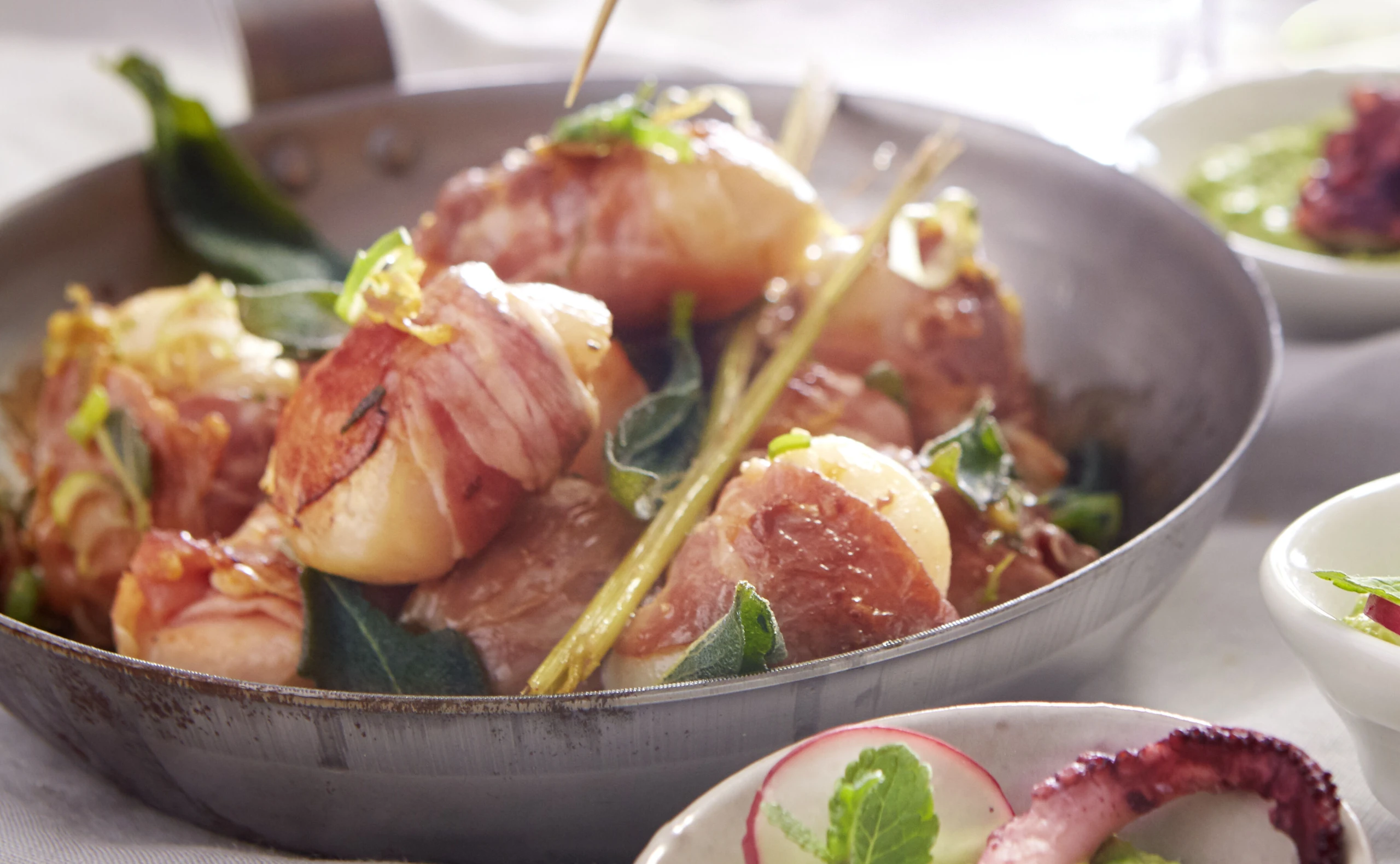 Jakobsmuschel-Saltimbocca