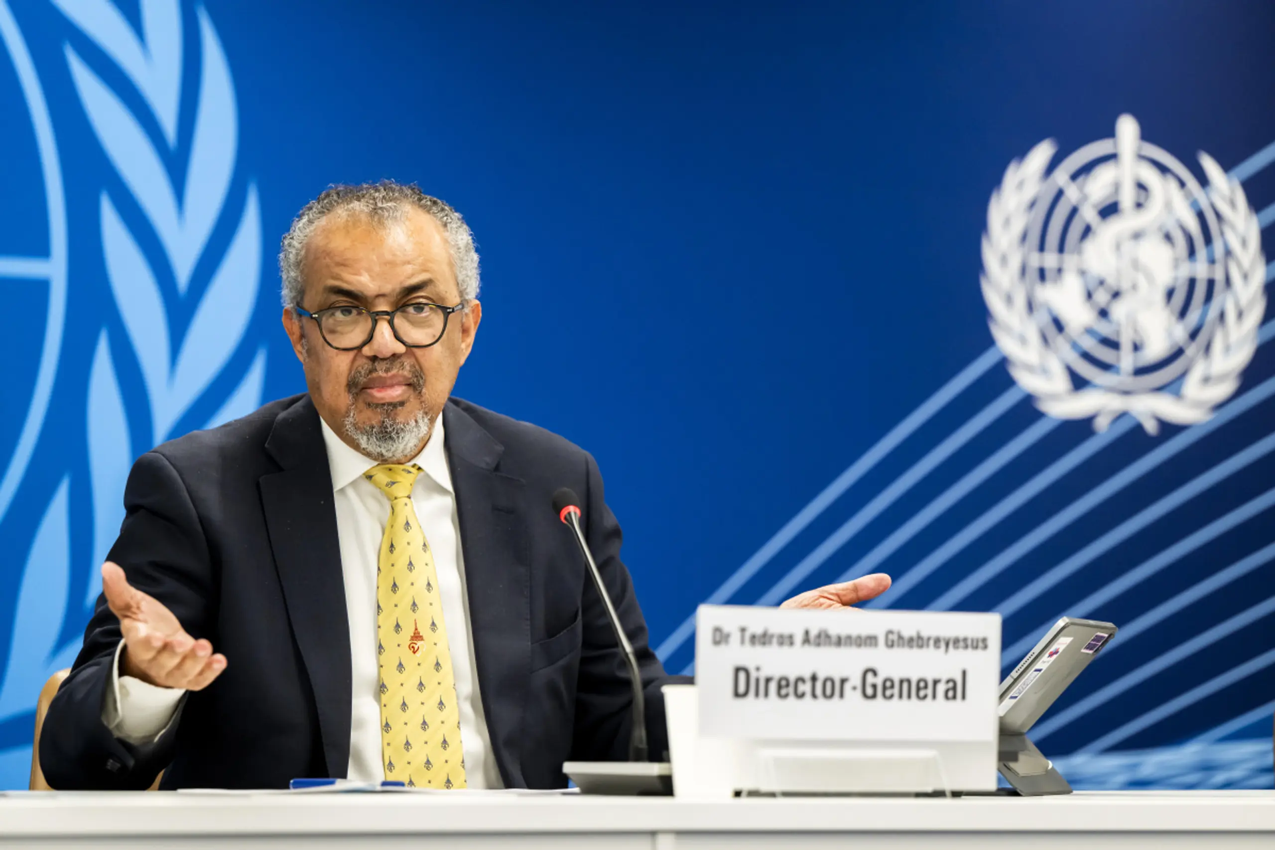 WHO-Chef Tedros Adhanom Ghebreyesus in Genf