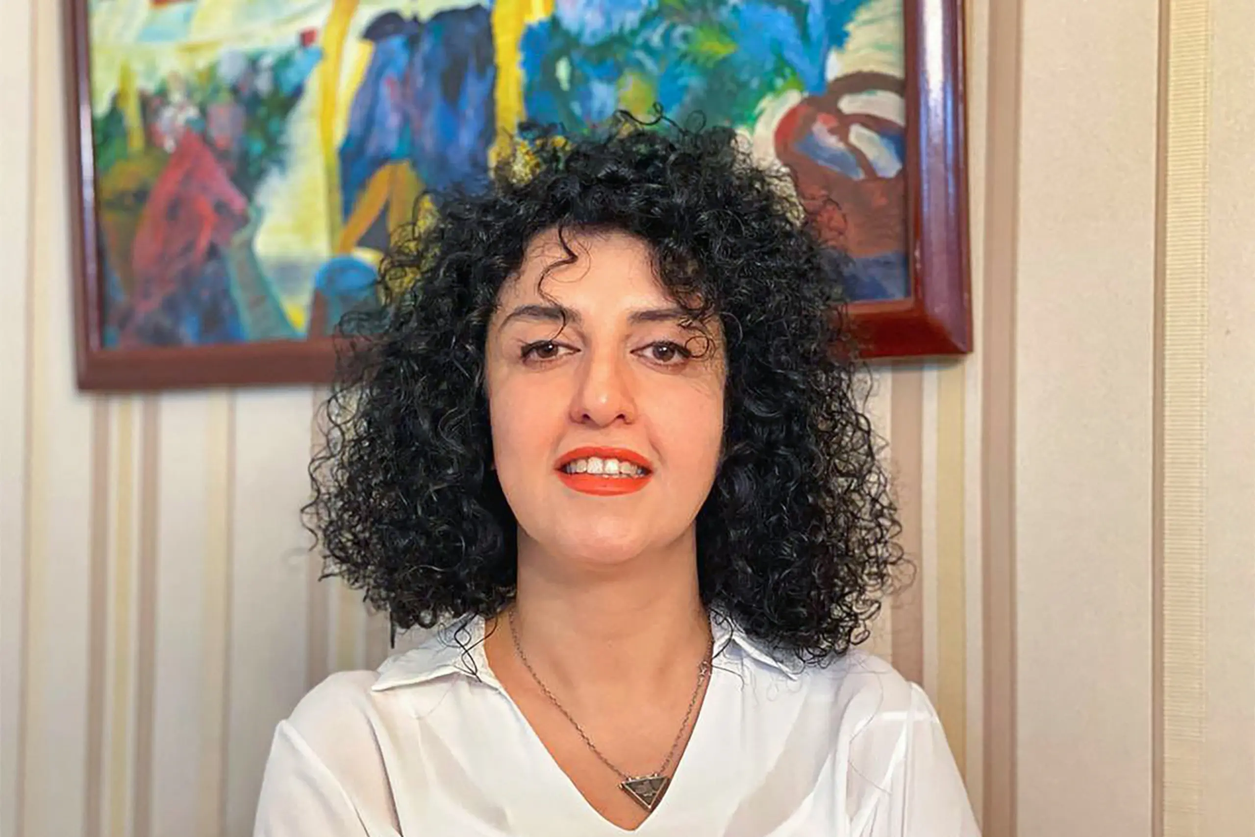 Narges Mohammadi erhielt 2023 den Friedensnobelpreis