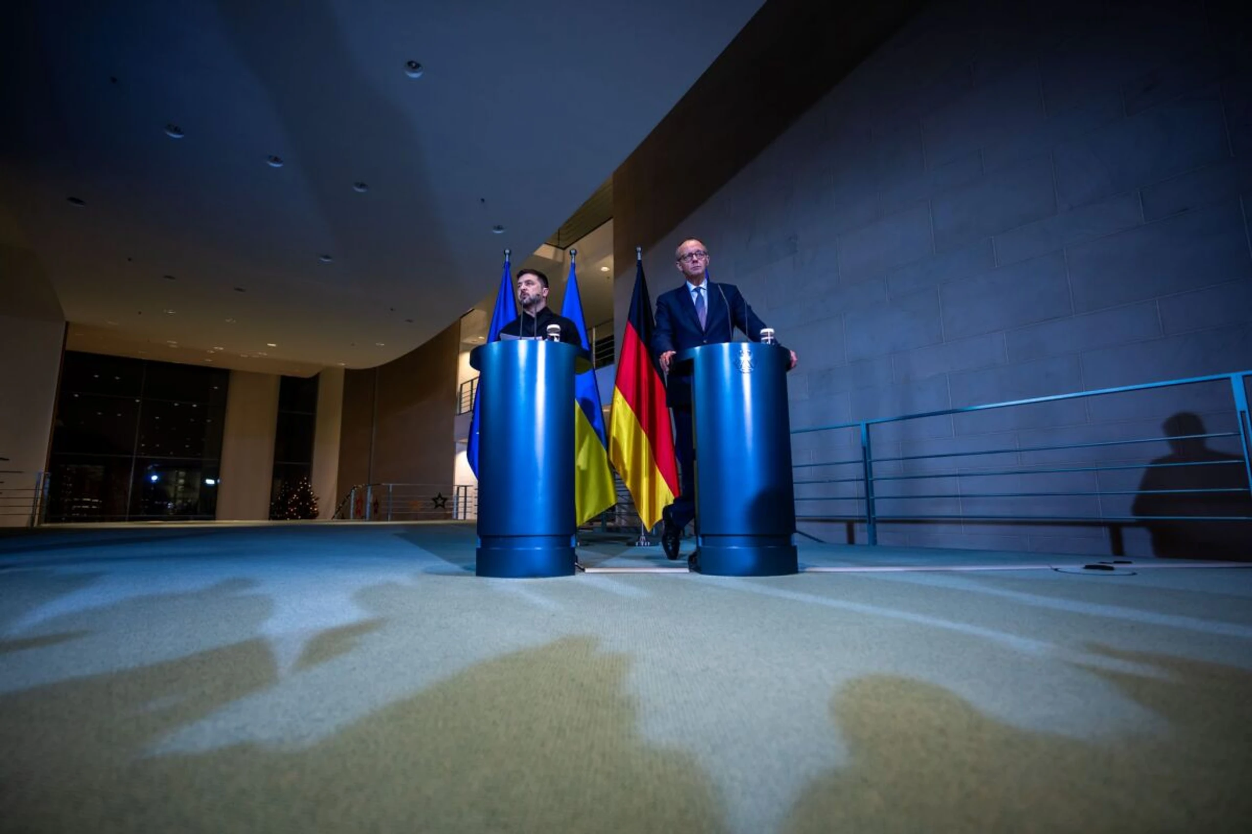 Merz-Pressekonferenz mit Selenskyj im deutschen Kanzleramt
