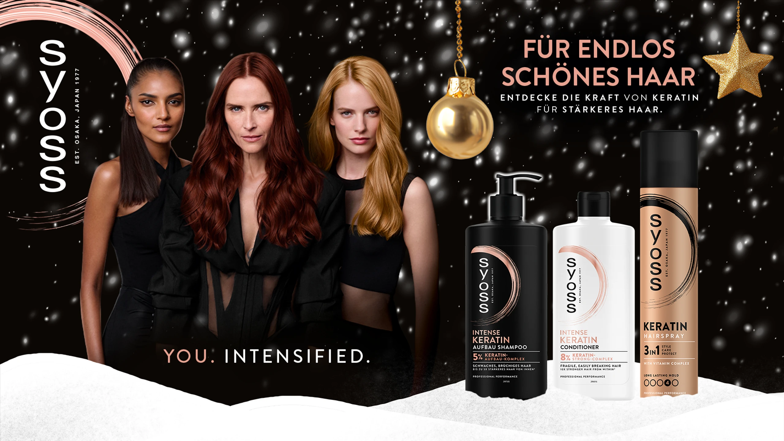 WOMAN Adventkalender Tag 17: Syoss Intense Keratin Set – jetzt gewinnen!