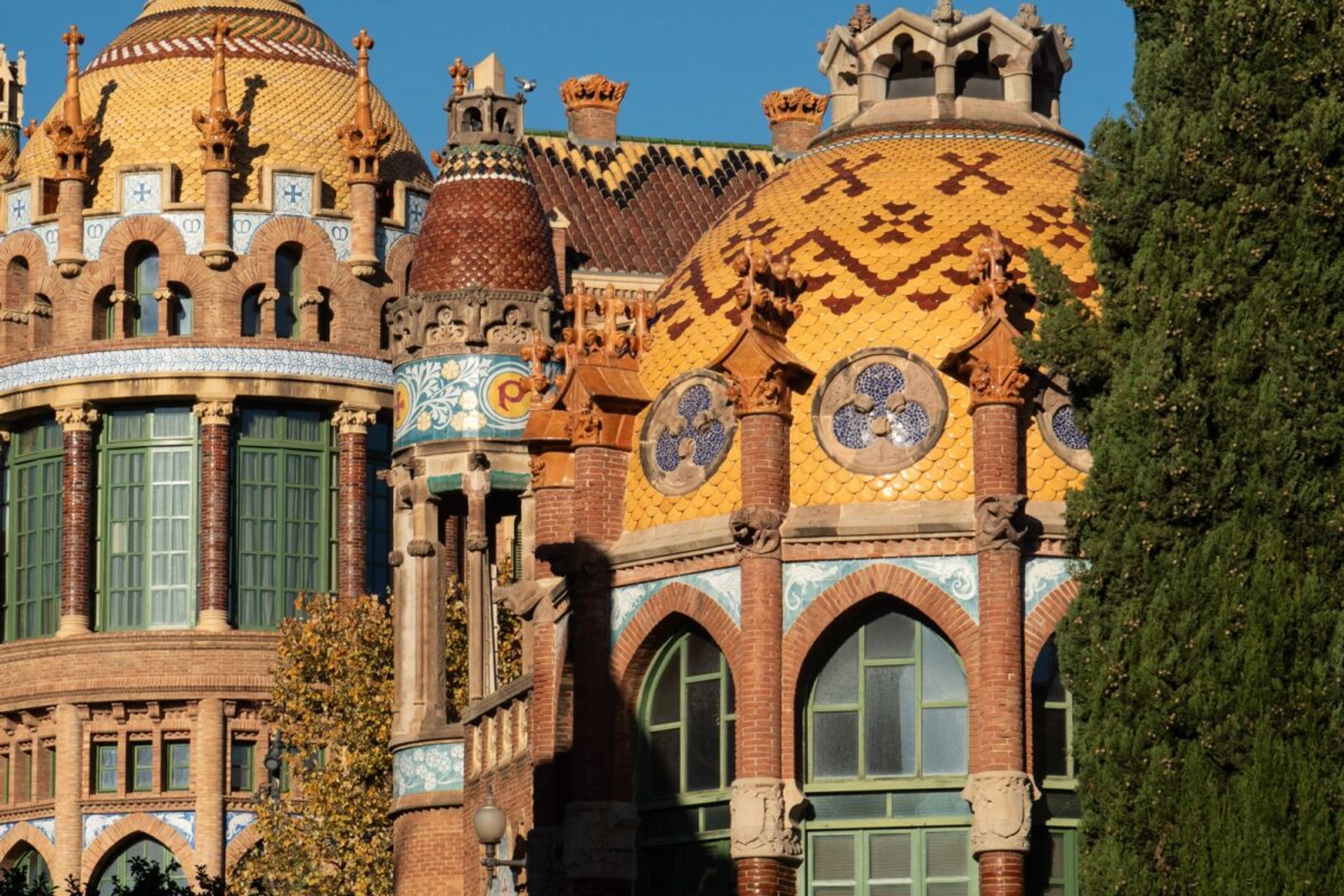 Der einstige Spitalkomplex Sant Pau von on LluÌs Doménech i Montaner