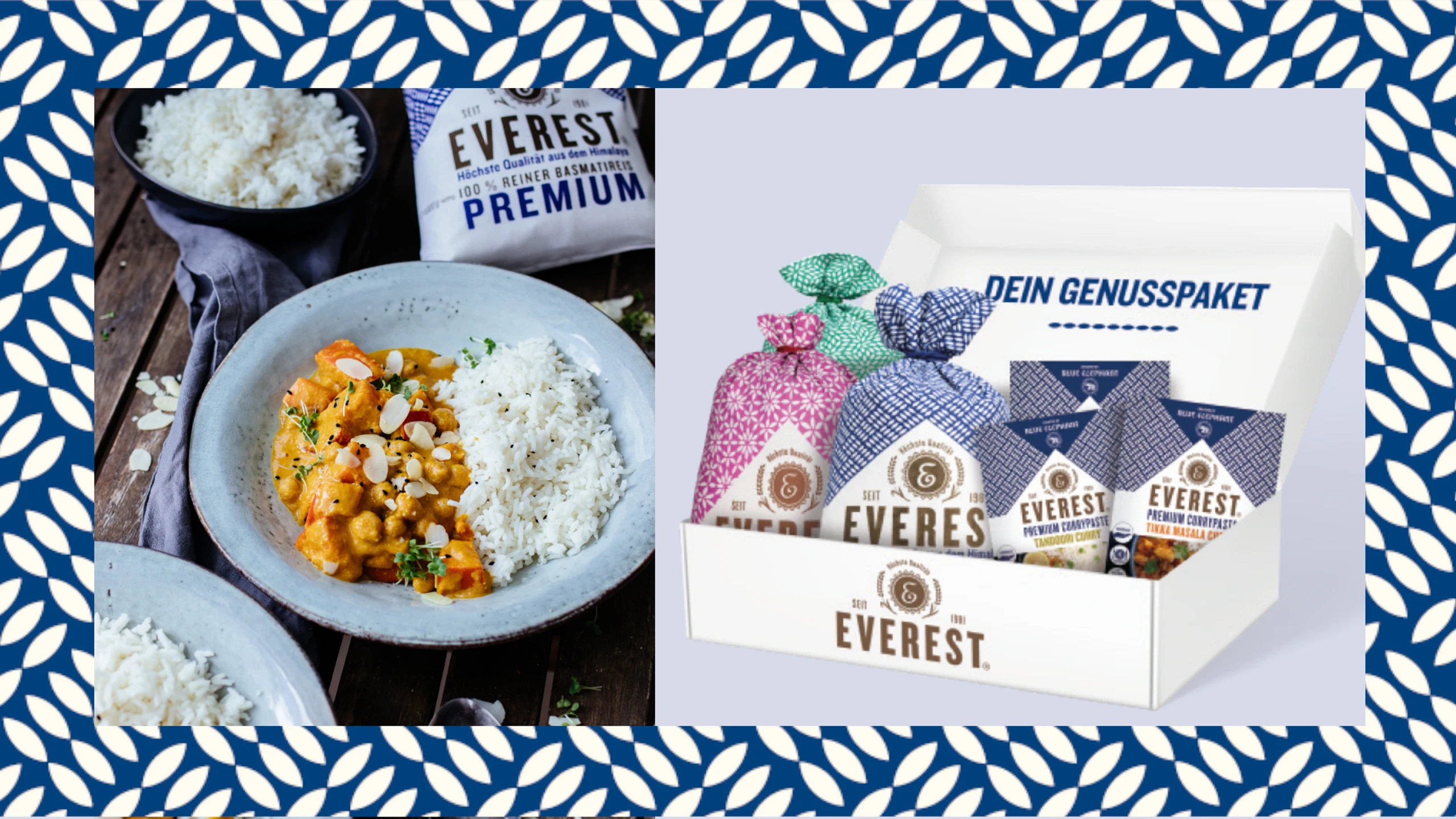 GUSTO Adventkalender Tür 21: Gewinnen Sie einen Everest Genuss-Vorrat! Reis & Currypasten für Ihre Lieblingsgerichte!
