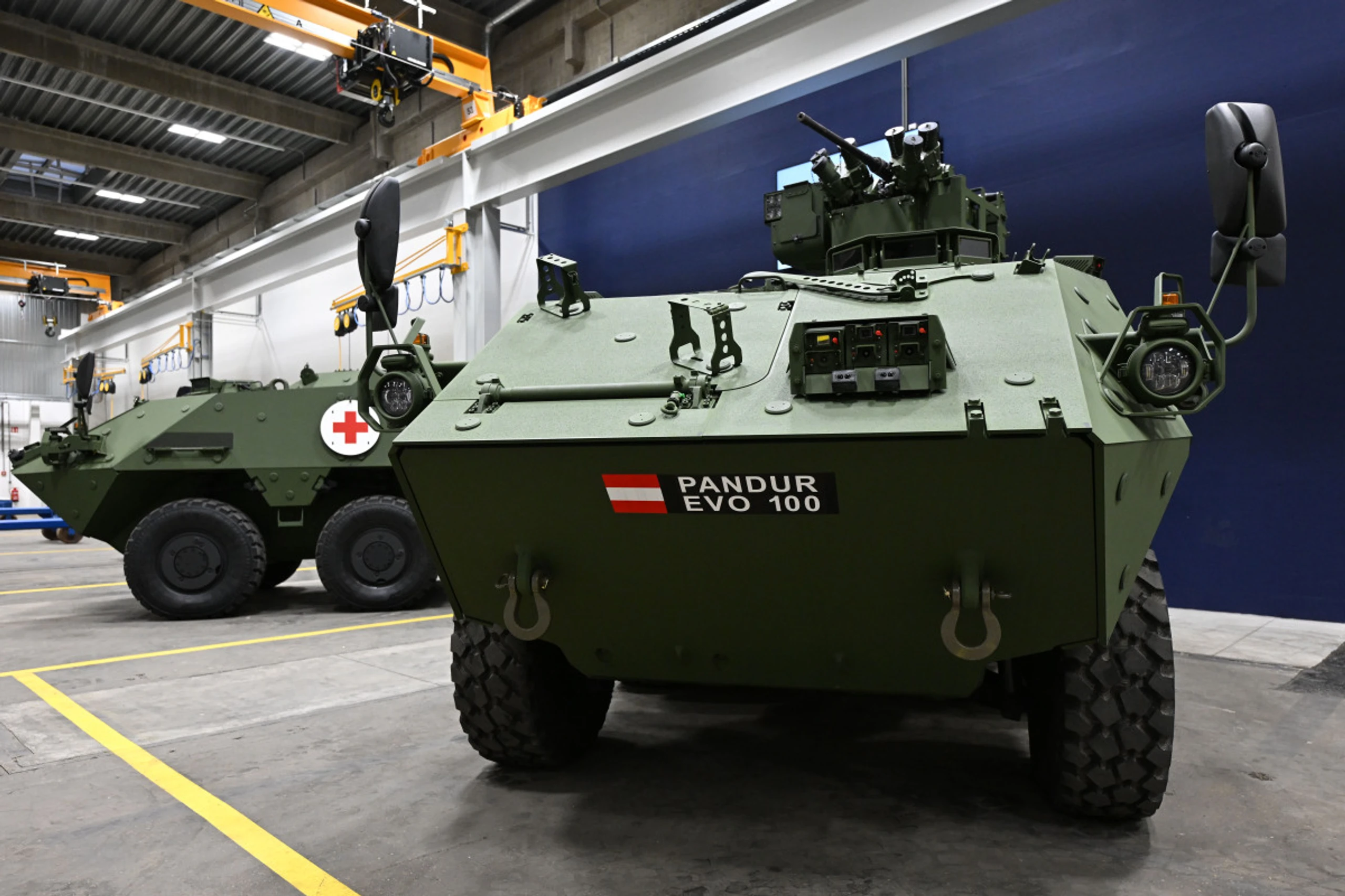 Die neuen "Pandur"-Panzer