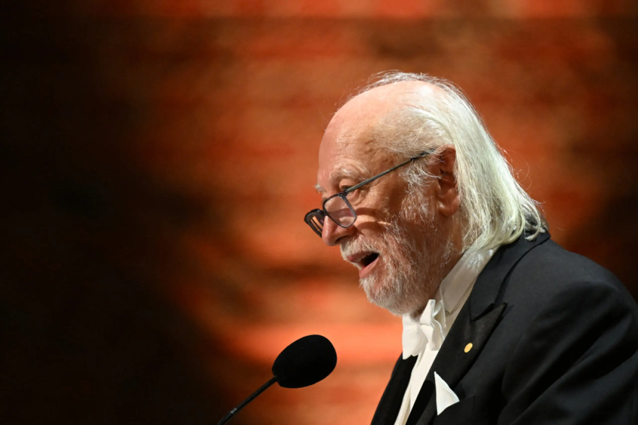 Laszlo Krasznahorkai beim Nobelpreis-Bankett