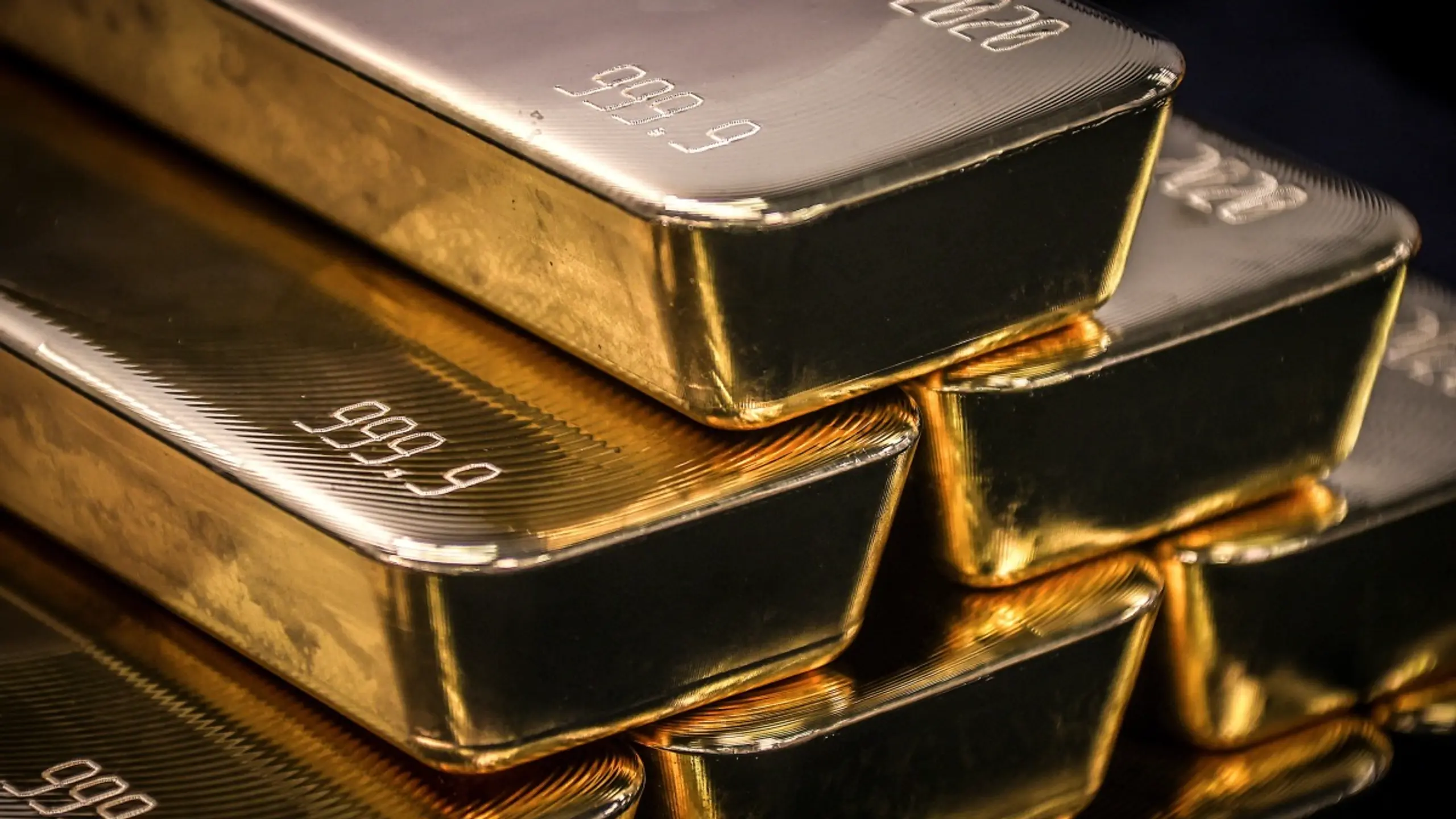 © APA/APA/AFP/DAVID GRAY 2025 ist der Goldpreis in Dollar bisher um zwei Drittel gestiegen