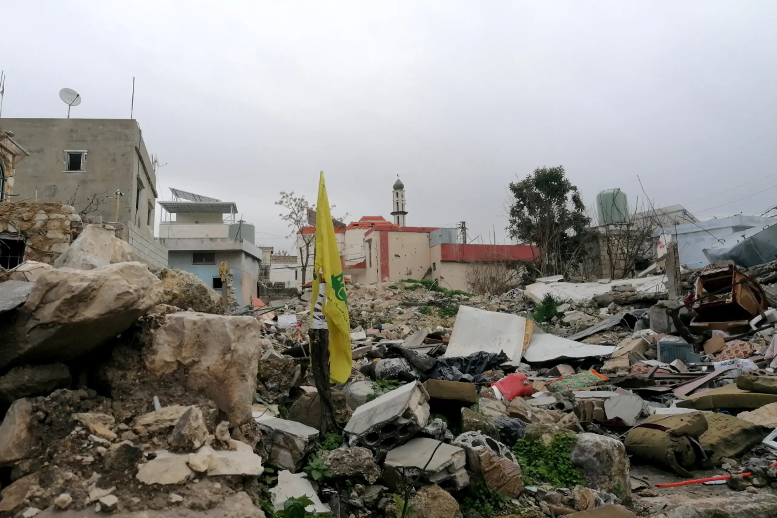 Von der Hisbollah kontrollierte Gebiete im Visier Israels