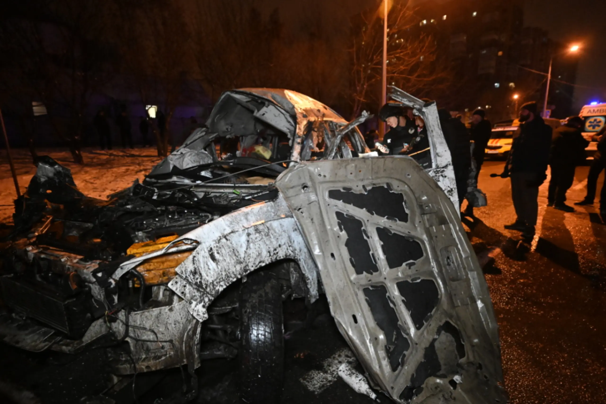 Raketenangriffe auf die Ukraine in der Nacht