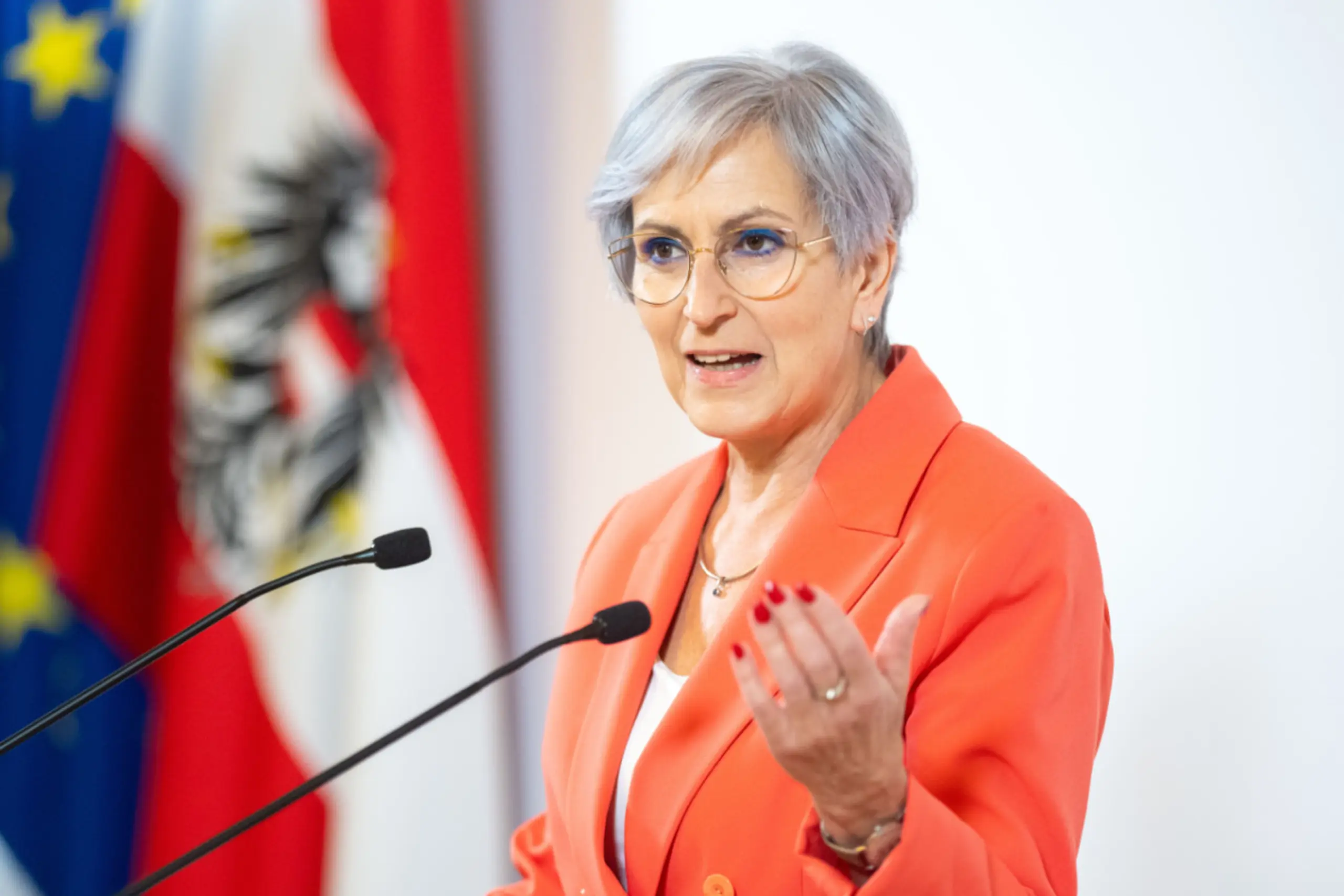 Justizministerin Sporrer nach dem Gewaltschutzgipfel Anfang Dezember