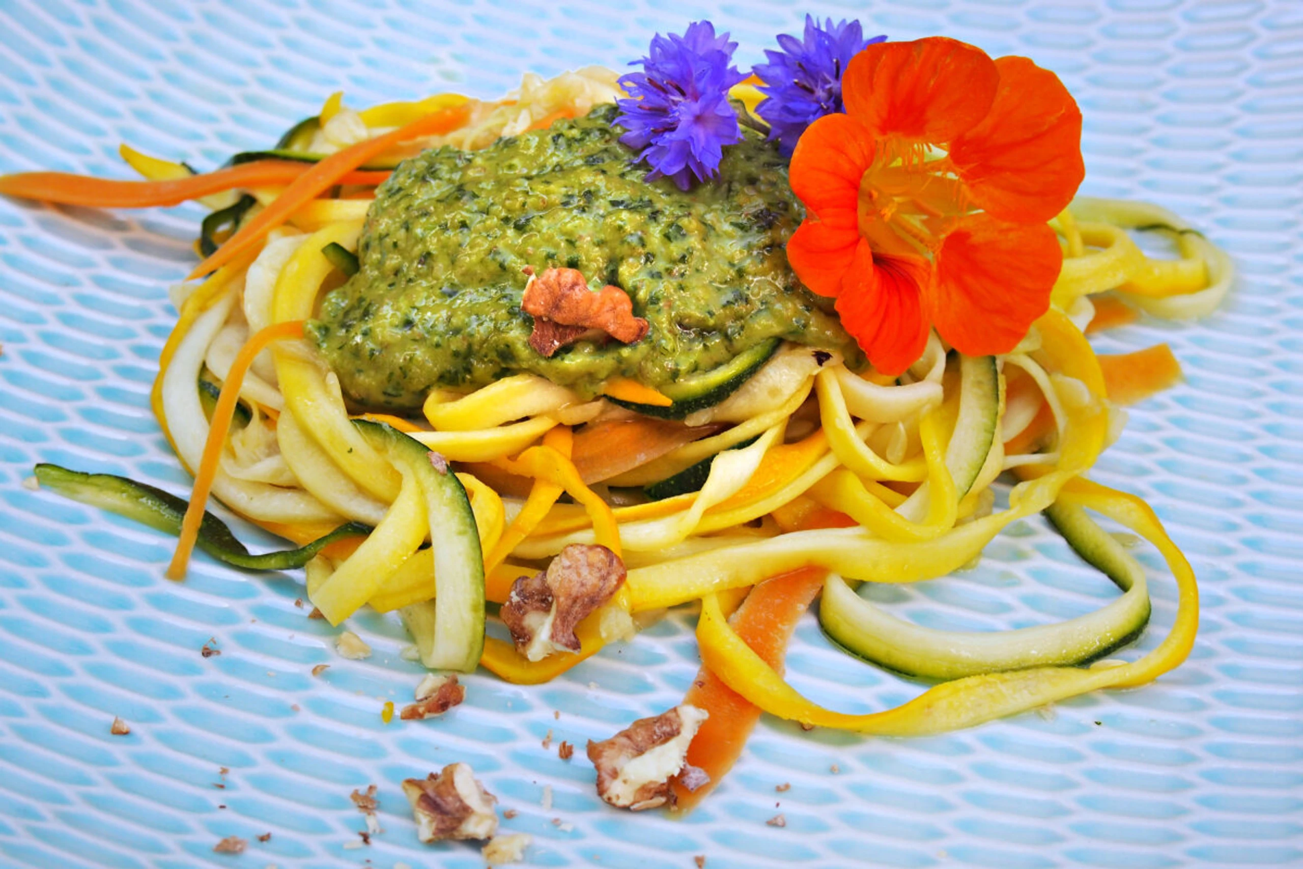 Diese "Pasta" ist aus Zucchini statt aus Weizen