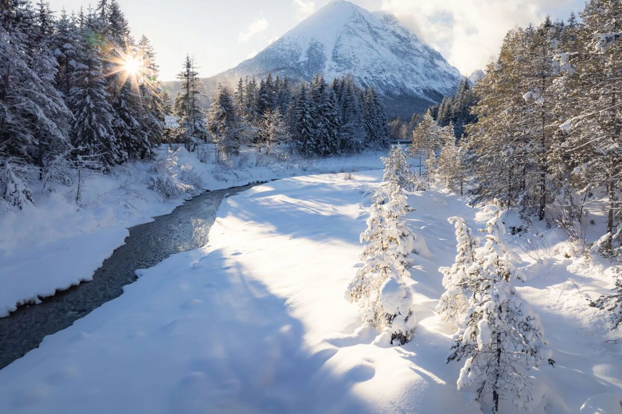 Über 2.662 Metern türmt sich die Hohe Munde auf