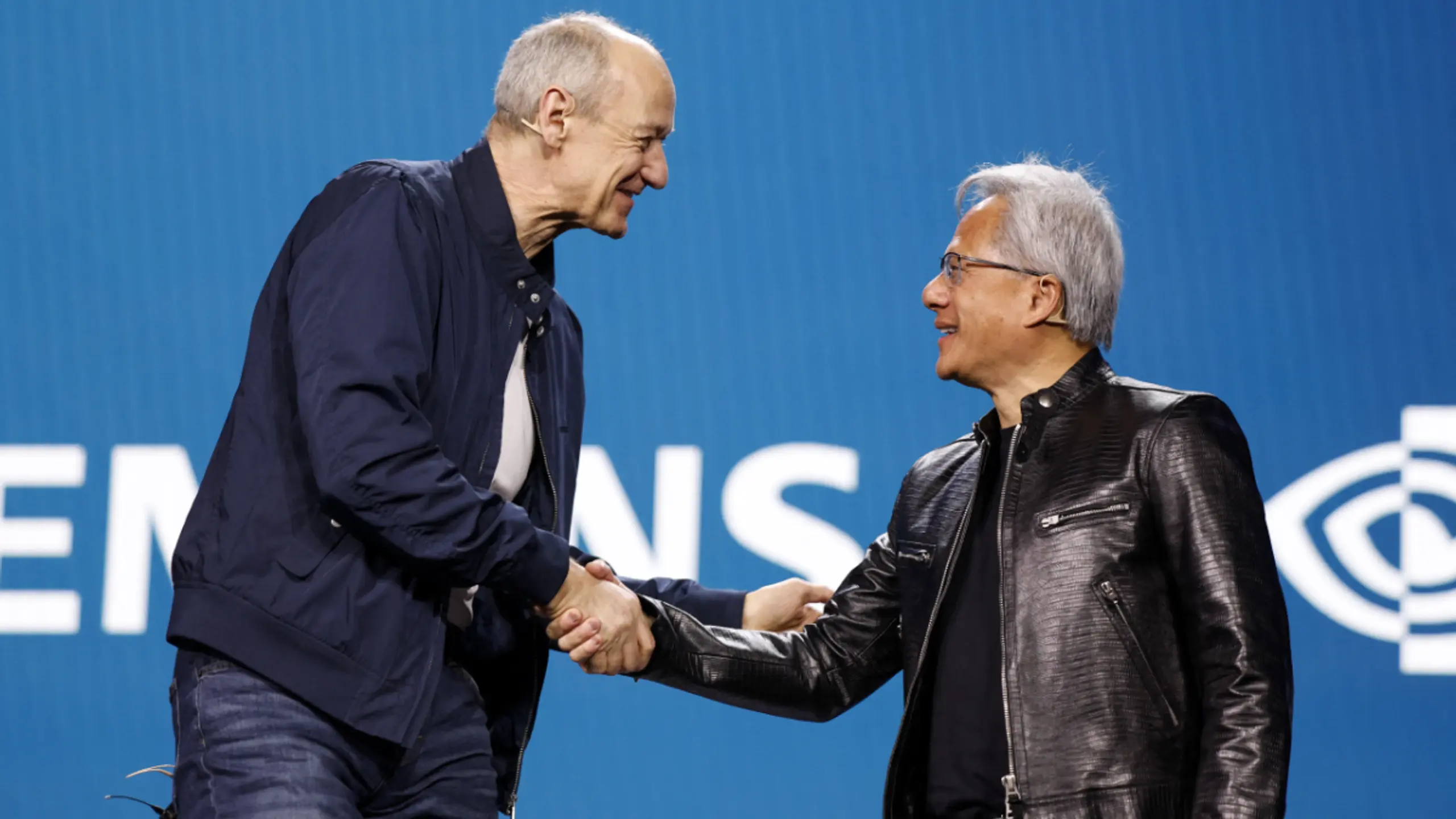 Busch und Huang traten gemeinsam in Las Vegas als KI-Propheten auf