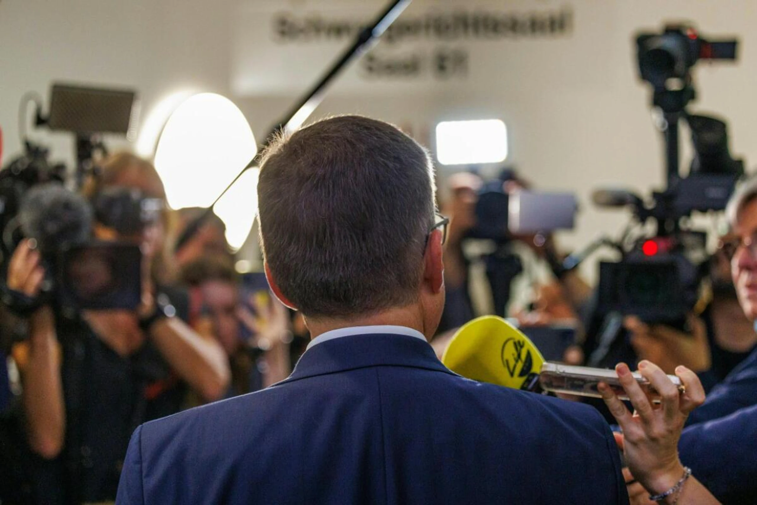 August Wöginger am ersten Prozesstag im Oktober