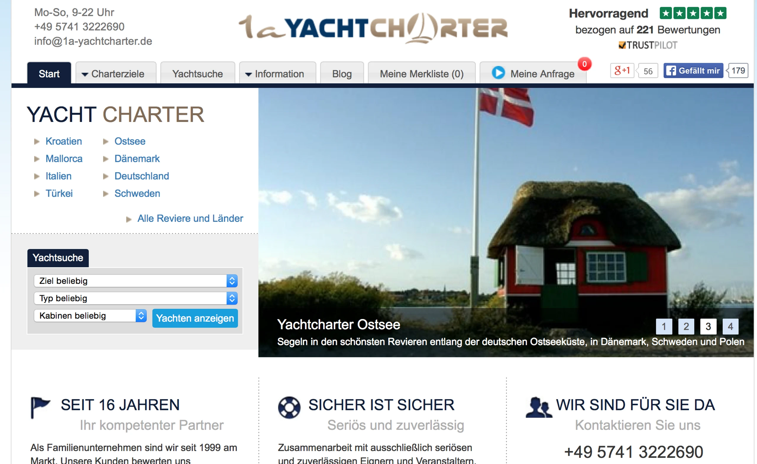 1a Yachtcharter