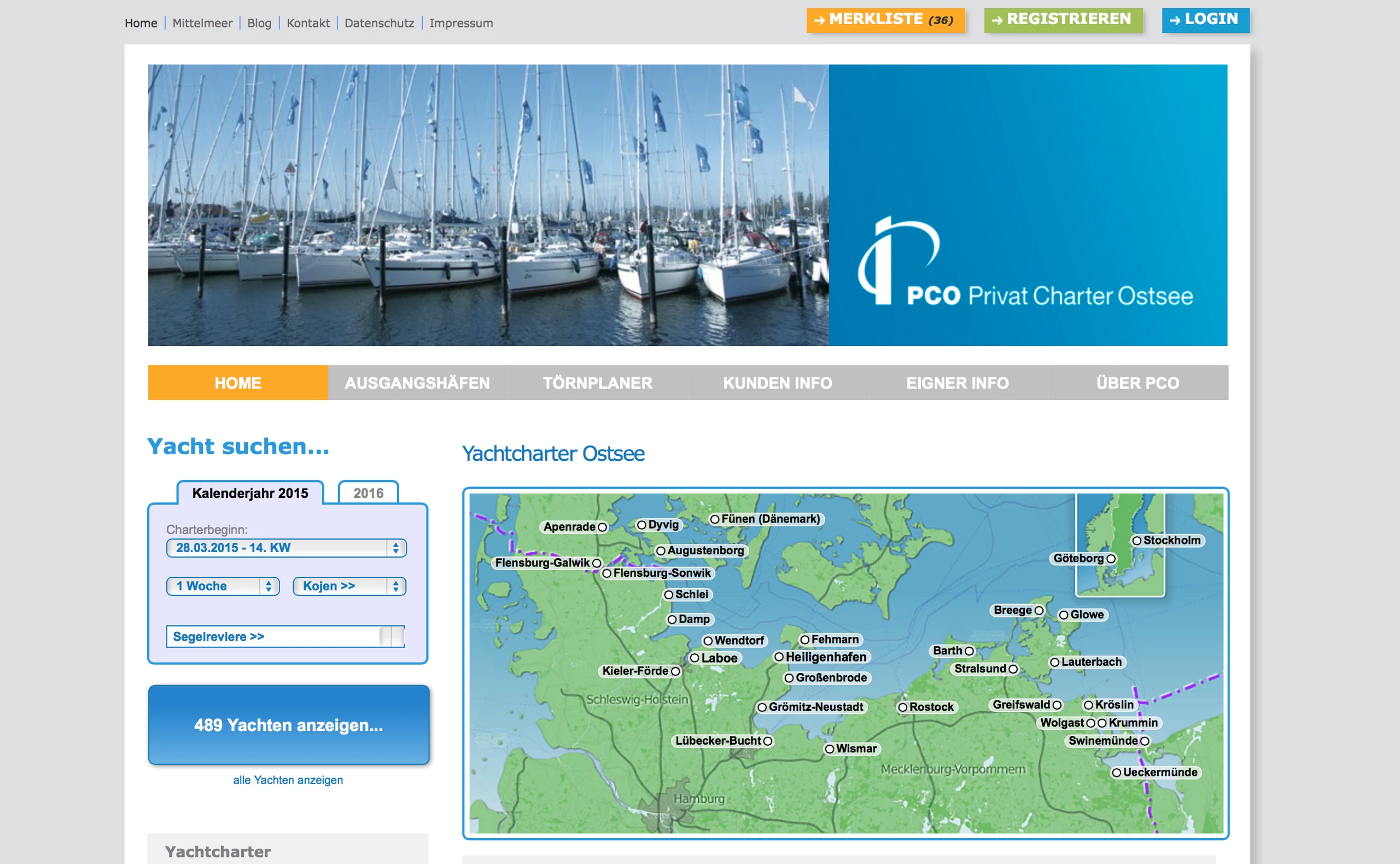 PCO Privat Charter Ostsee