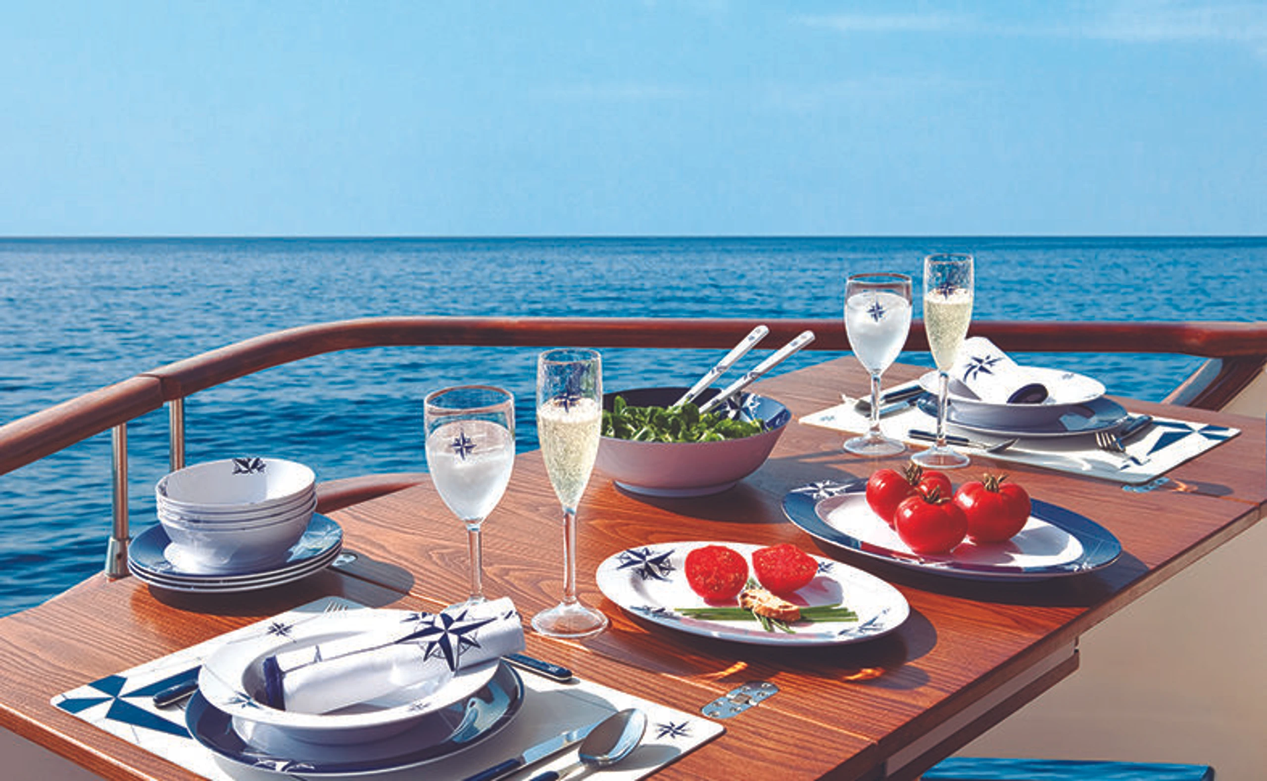 Geschirr für den Bordgebrauch