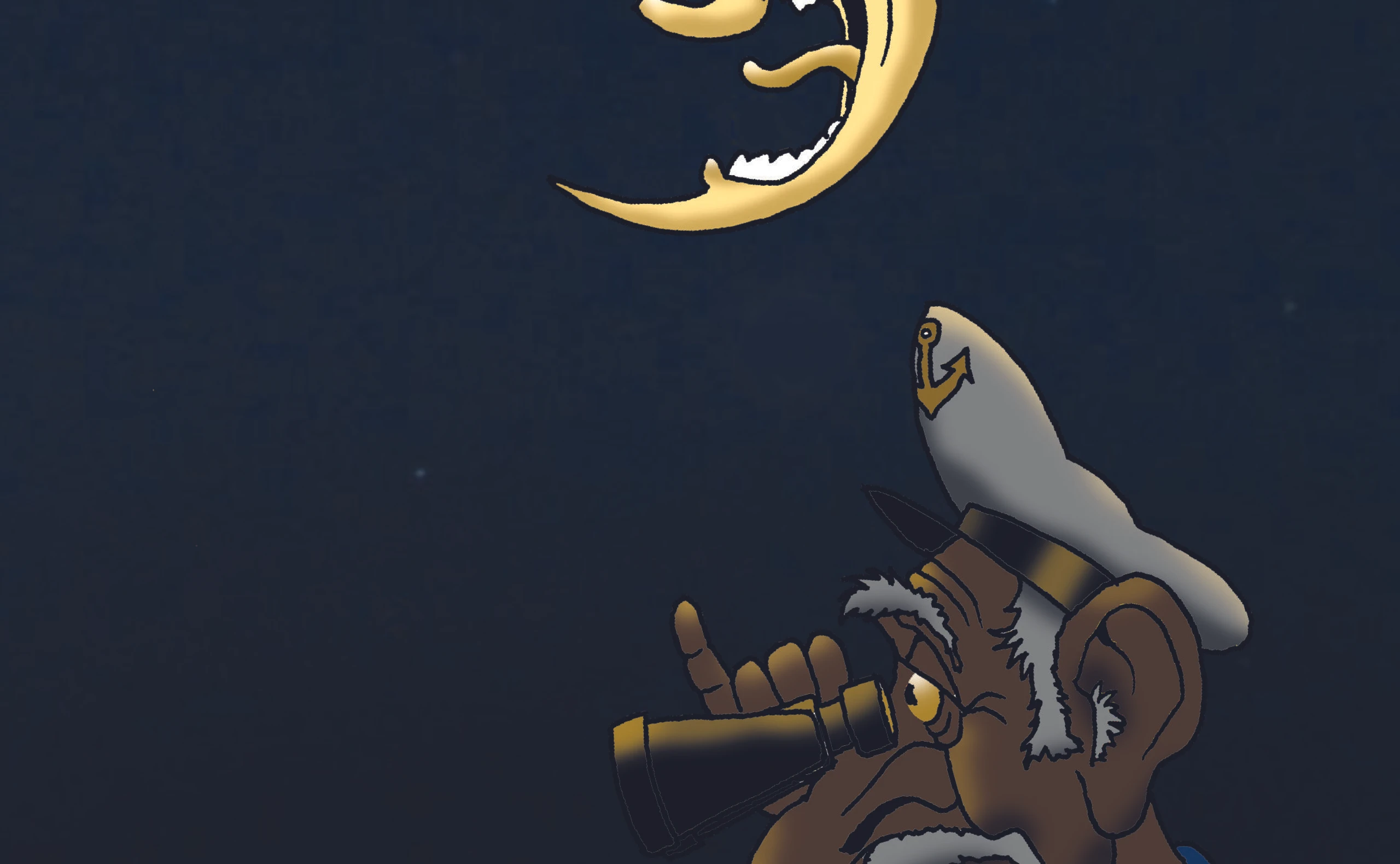 Segel-Satire auf der Bühne